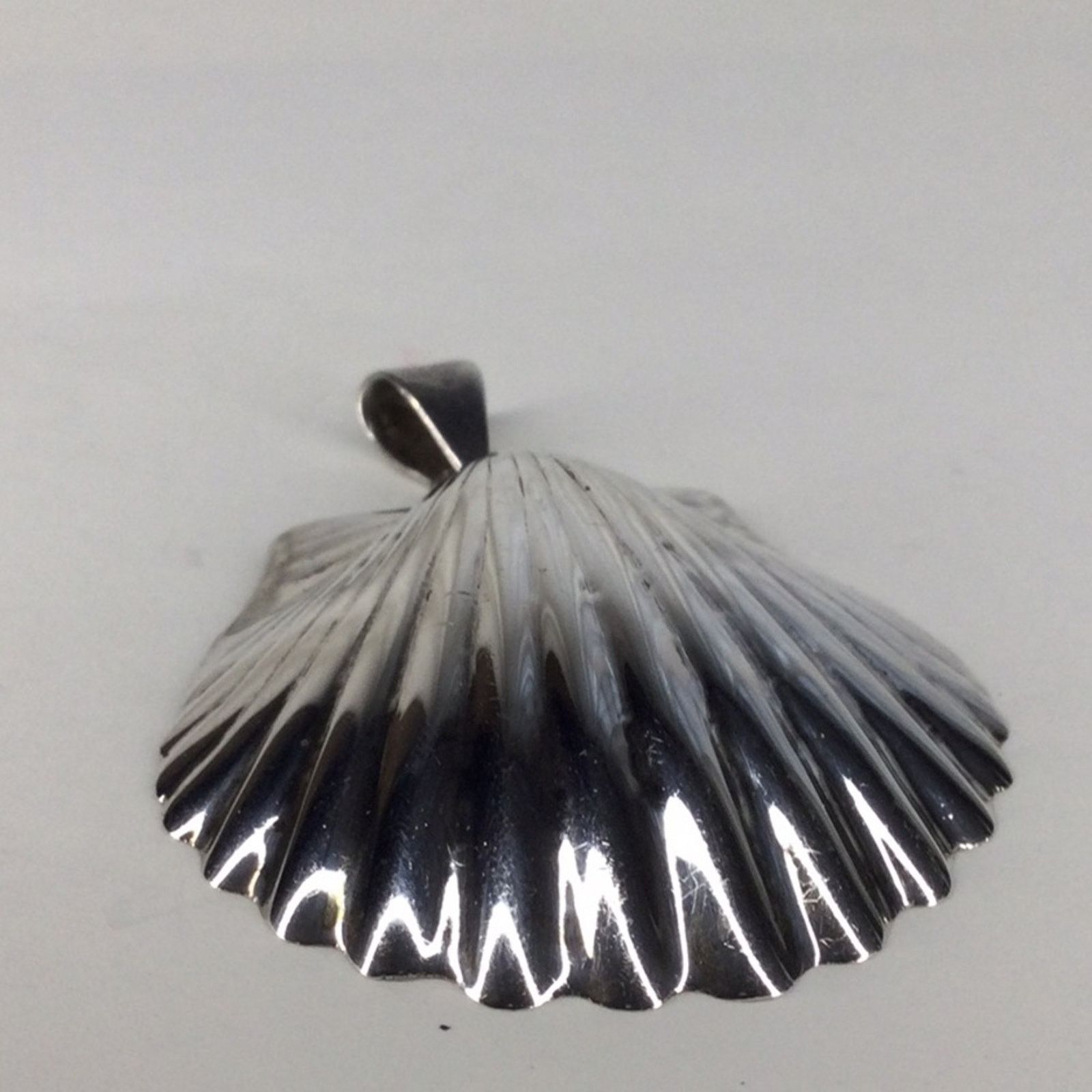 Other Bohemian Scallop Seashell Silver Tone Necklace Pendant Size ONE SIZE - 16 Thumbnail