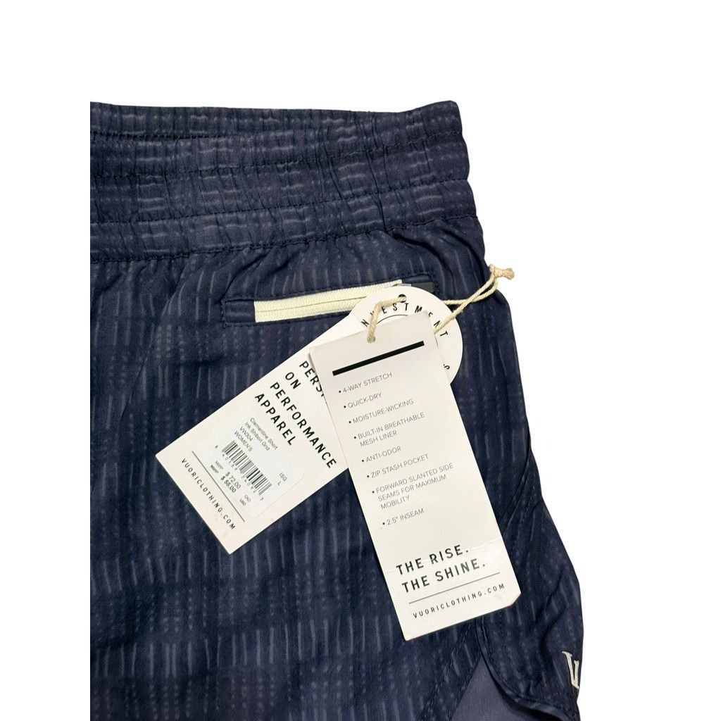 Vuori NWT Vuori Clementine Shorts Large Ink Shibori Grid Blue Prin Size 32" / US 10 / IT 46 - 6 Thumbnail