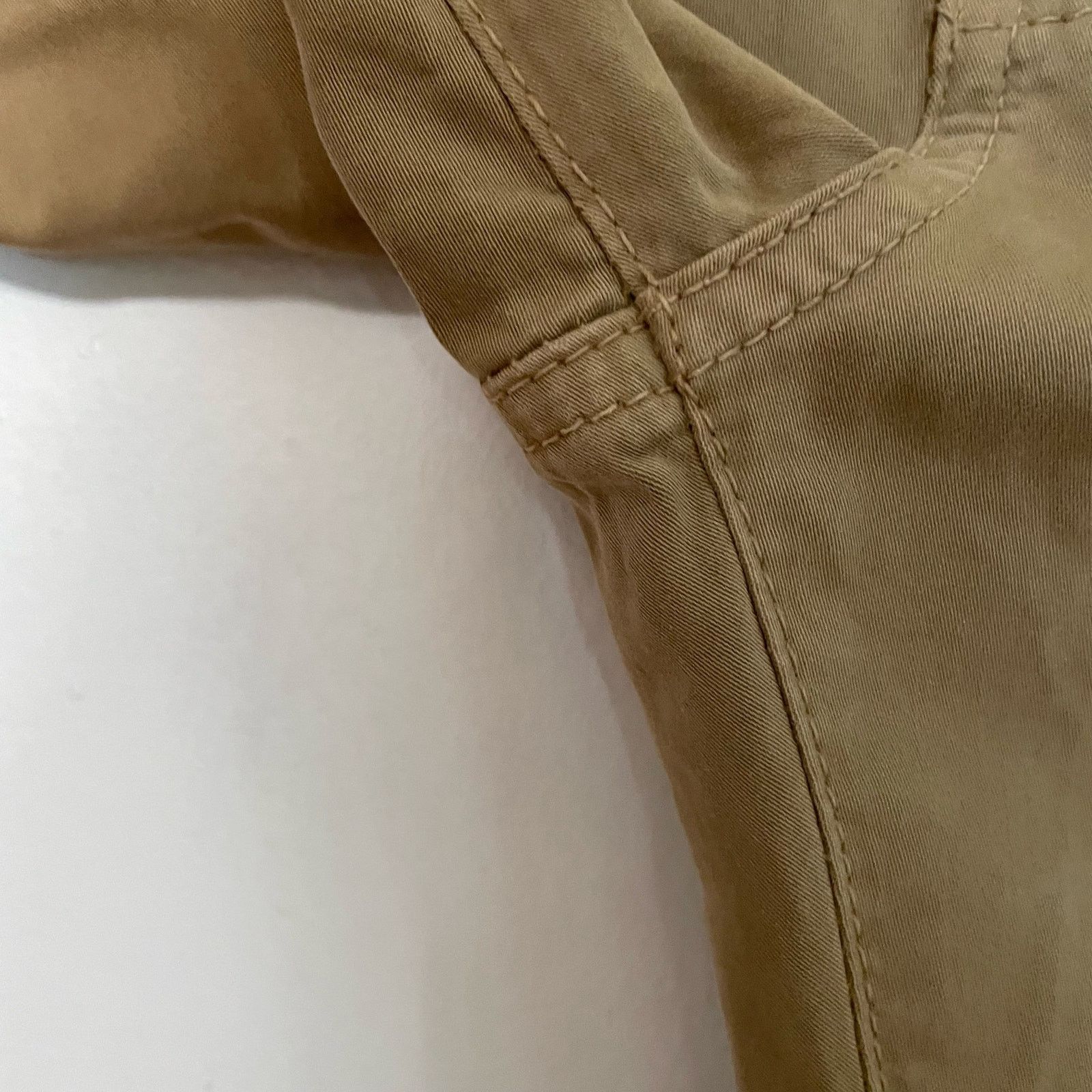 AG Adriano Goldschmied Adriano Goldschmied Khaki Pants 27R The Angel Bootcut Career Size 32" / US 10 / IT 46 - 2 Thumbnail