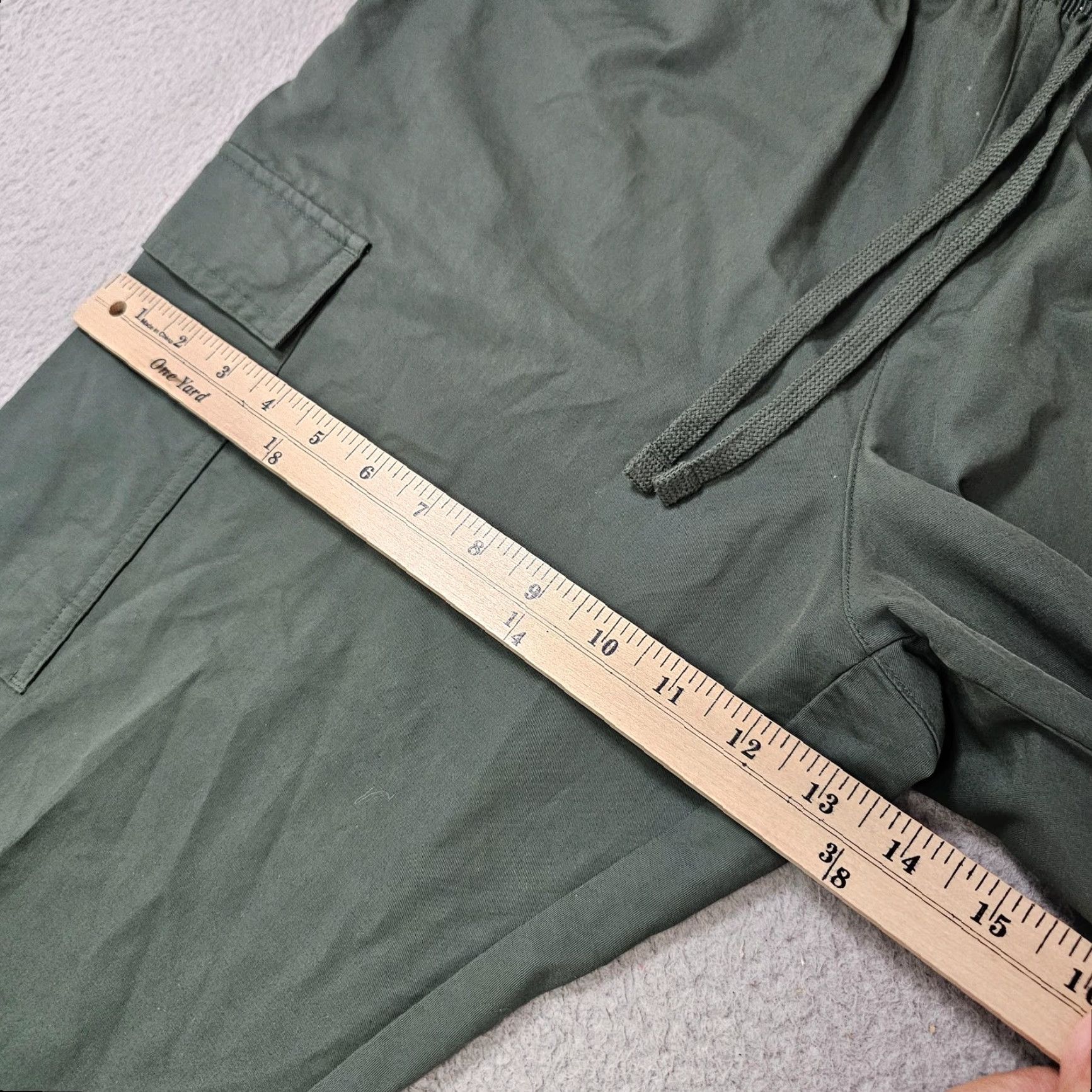 Nike Nike Pants Mens Medium Green Woven Cargo Joggers Athletic Drawstring CU4325-337 Size US 31 - 5 Thumbnail