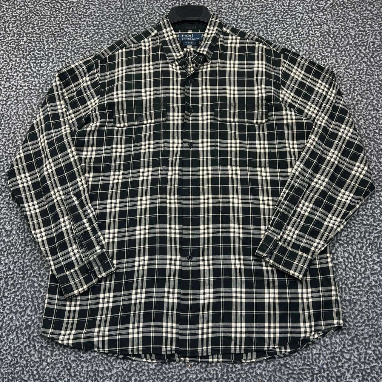 Polo Ralph Lauren Vintage Polo Ralph Lauren Button Up Flannel Plaid Cotton L Size US L / EU 52-54 / 3 - 1 Thumbnail