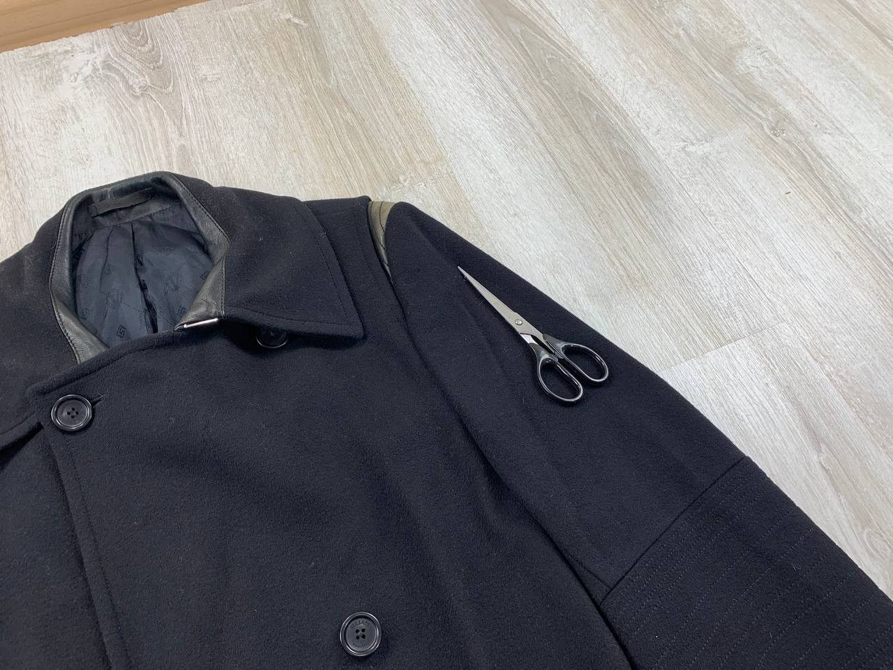 Designer × Versace Mens wool coat Versace Collection Size 50 Size US M / EU 48-50 / 2 - 7 Thumbnail