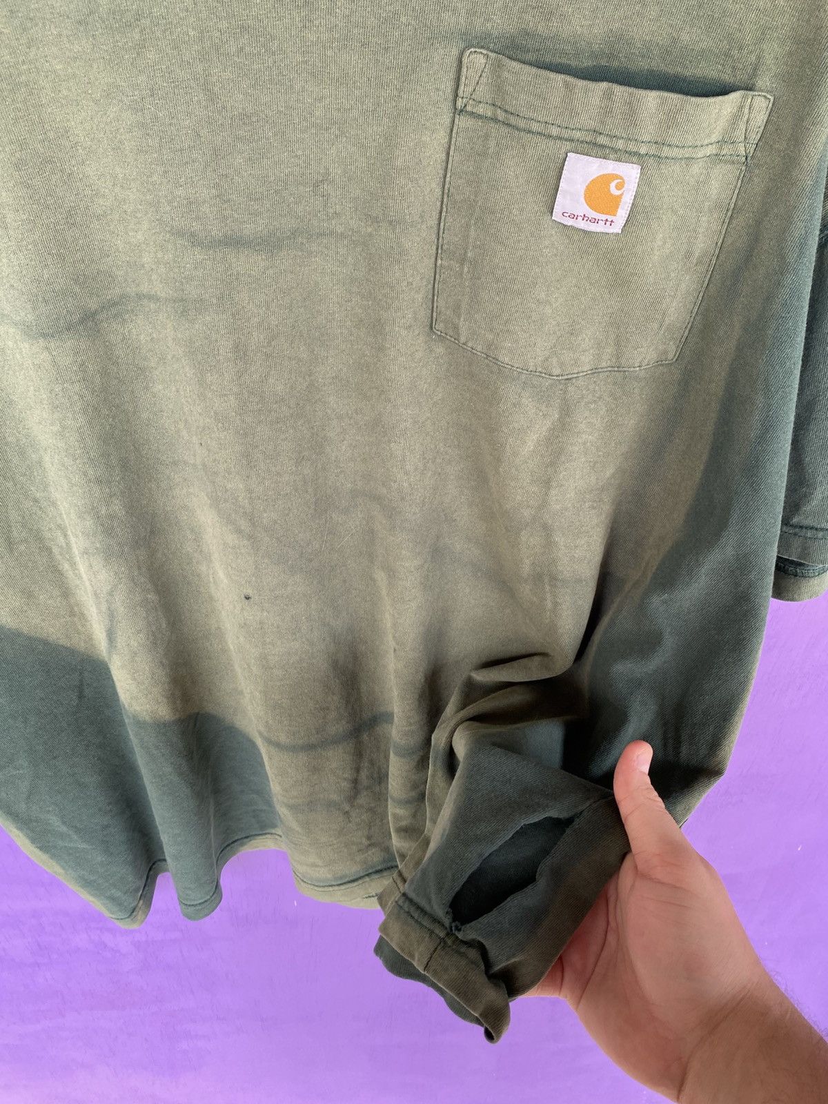 Carhartt Vintage faded essential carhartt pocket tee Size US XXL / EU 58 / 5 - 3 Thumbnail