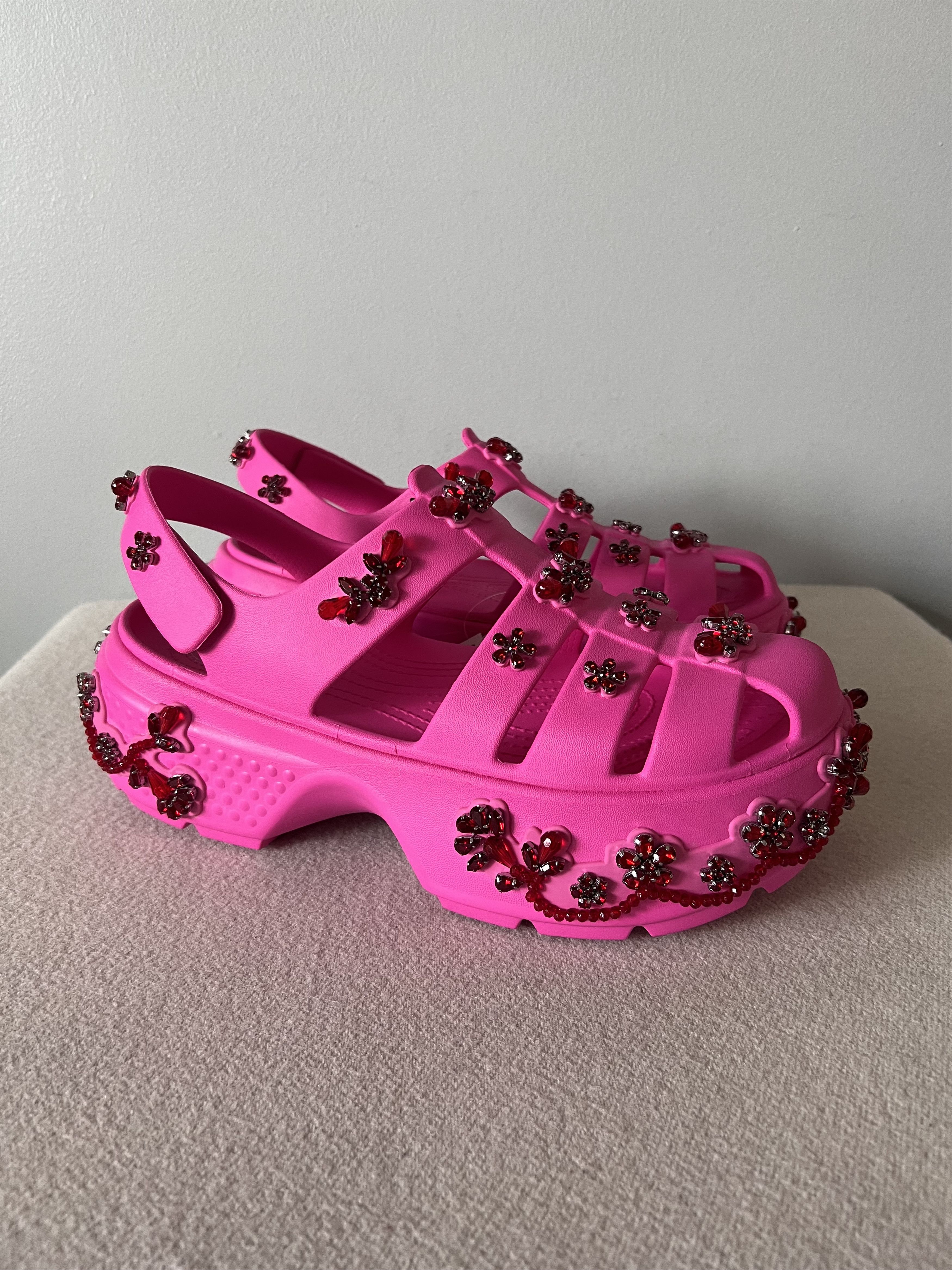 Crocs × Simone Rocha Simone Rocha Crocs Stomp Fisherman Clogs in Pink Size US 11 / IT 41 - 1 Thumbnail