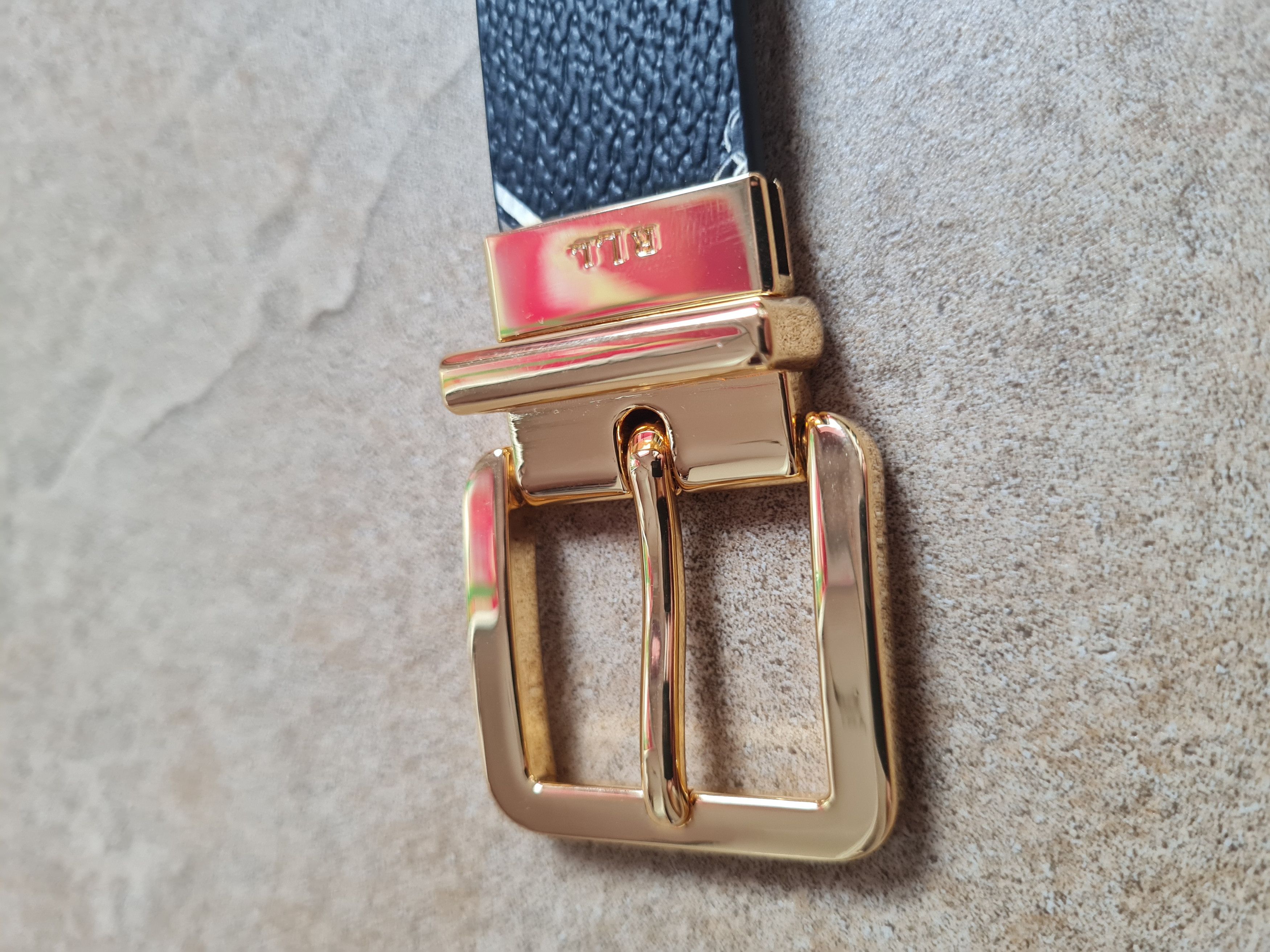 Polo Ralph Lauren Lauren Ralph Lauren Polo Leather belt monogram RPL RL Size ONE SIZE - 14 Thumbnail
