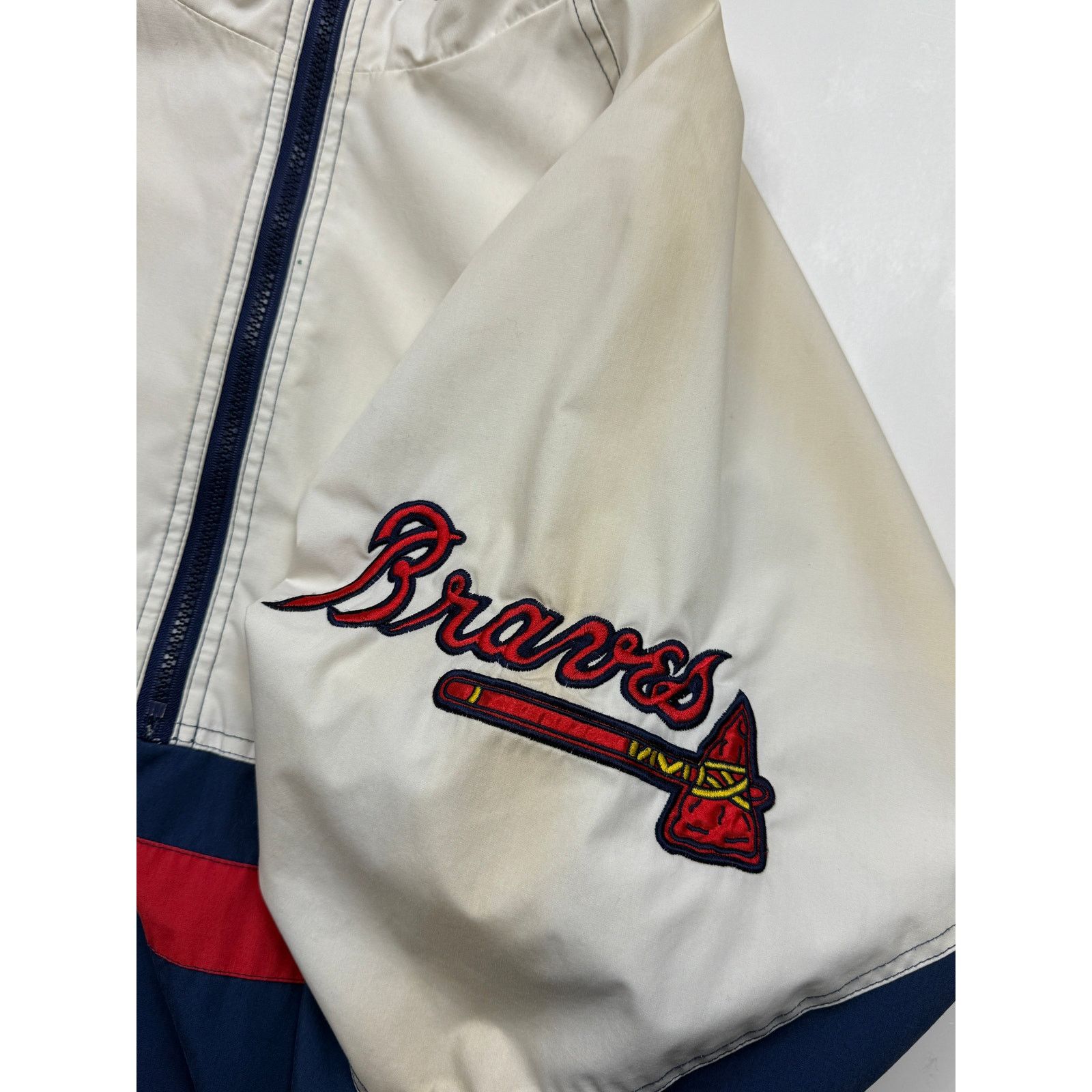 Vintage Vintage 90s Atlanta Braves MLB Starter Jacket Size XL Size US XL / EU 56 / 4 - 5 Thumbnail