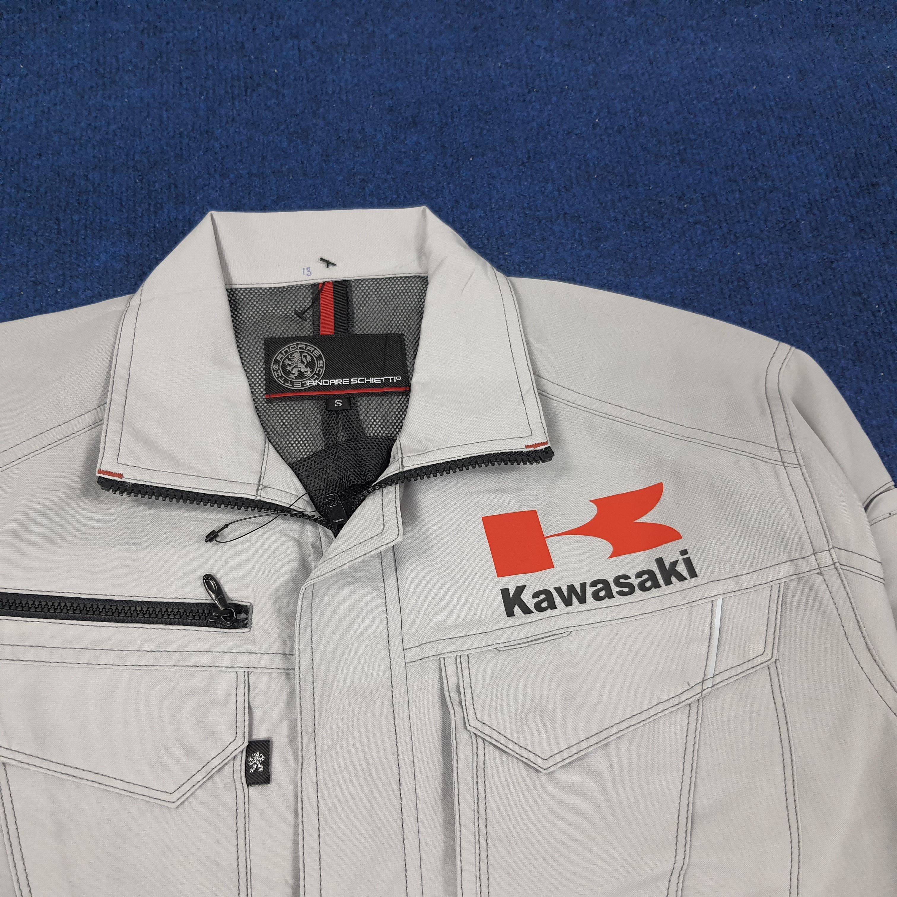 Japanese Brand × Vintage Vintage KAWASAKI Japan Racing Brand Jacket C232N19 Size US M / EU 48-50 / 2 - 4 Thumbnail