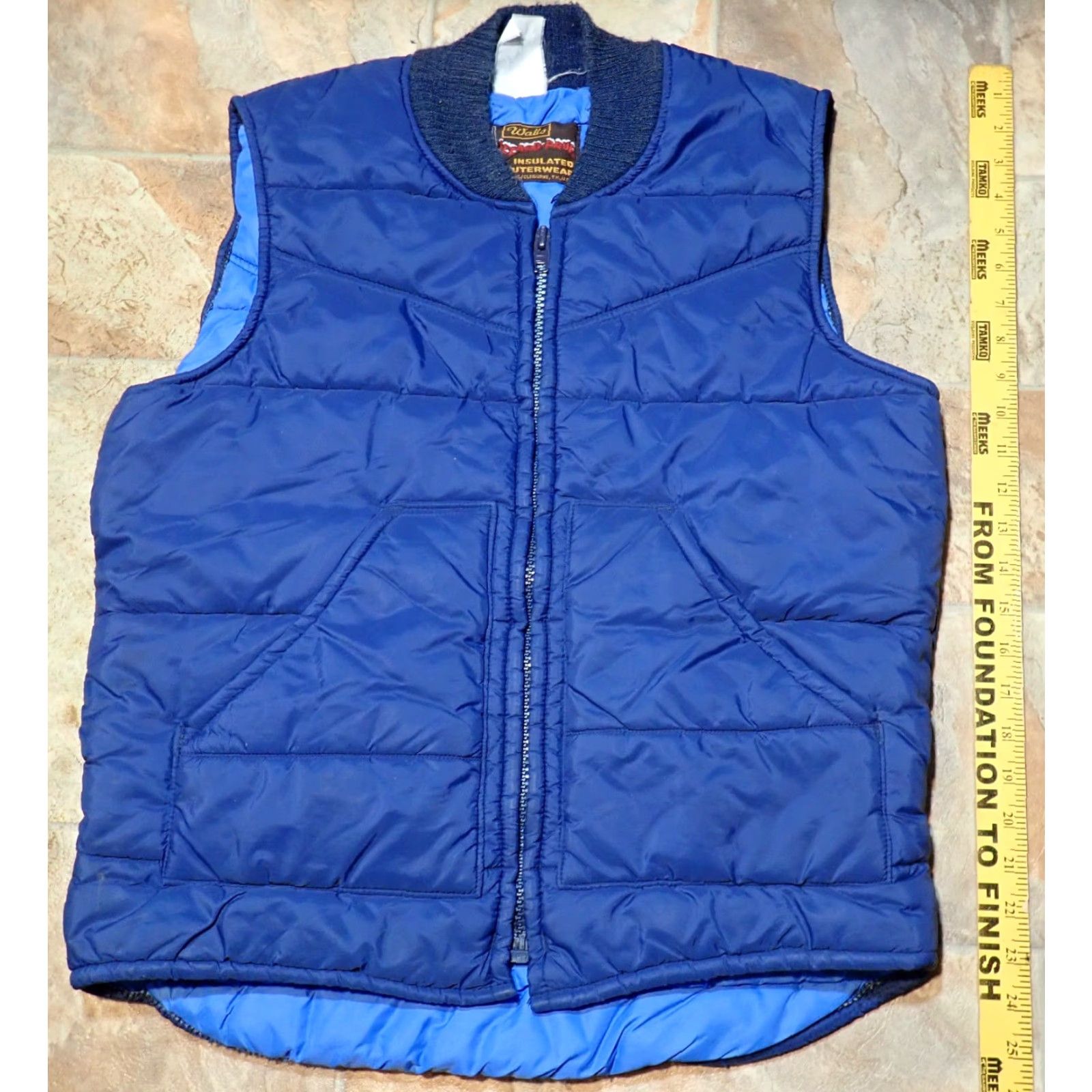 Walls Walls VTG Blizzard Pruf Insulated Vest Vtg Walls Blizzard Pruf Insulated Vest USA Navy Made in the USA Mens M Regular You Size US M / EU 48-50 / 2 - 3 Thumbnail