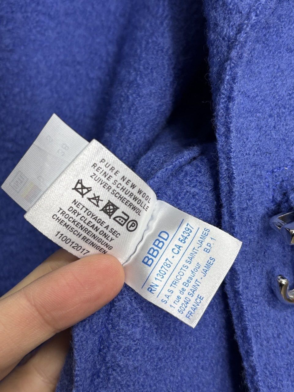 Saint James Saint James Wool Jacket with a metal anchor clasp Size M / US 6-8 / IT 42-44 - 20 Thumbnail