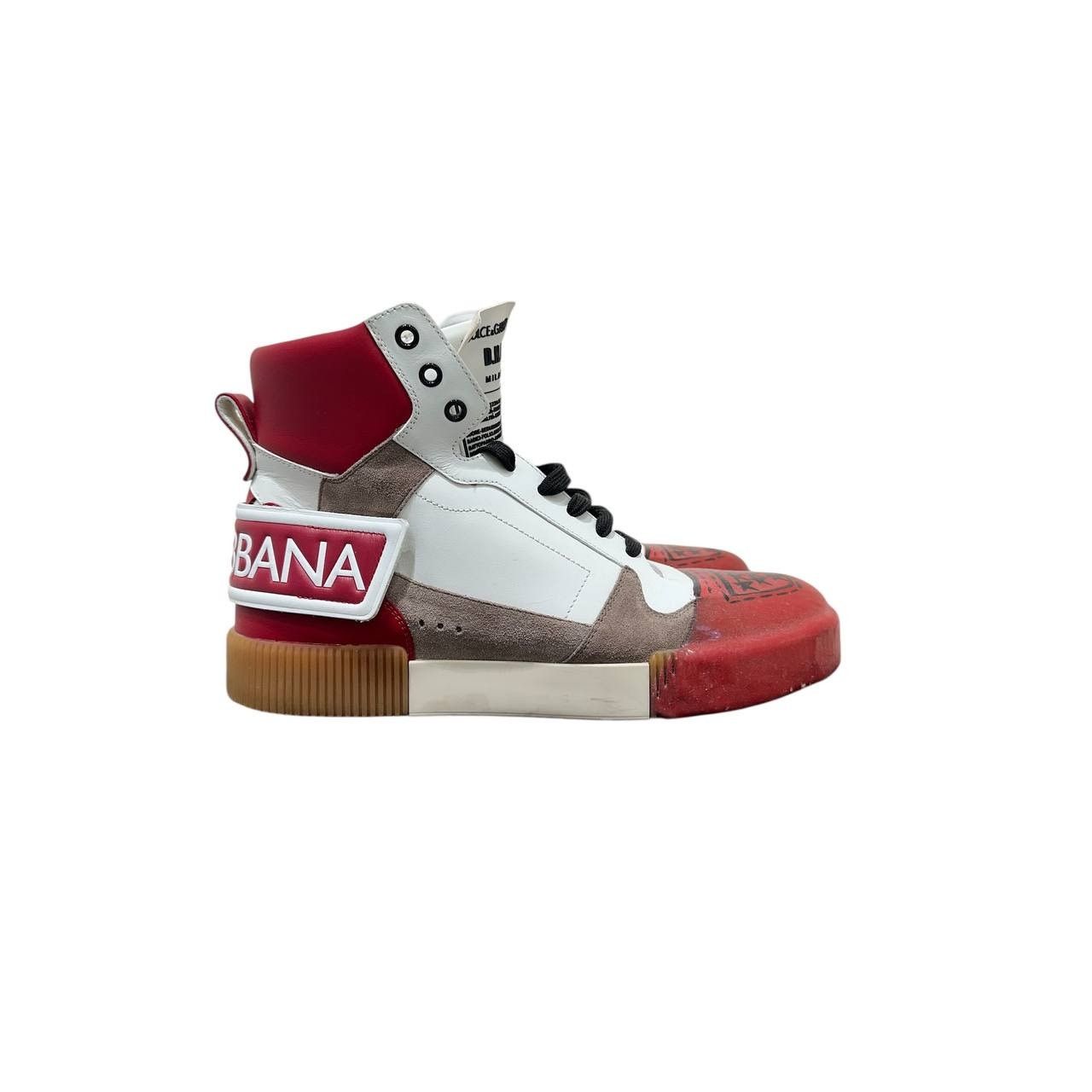 Dolce & Gabbana Dolce & Gabbana Men's Leather Colorblock Sneakers - Size 10 Size US 10 / EU 43 - 2 Thumbnail