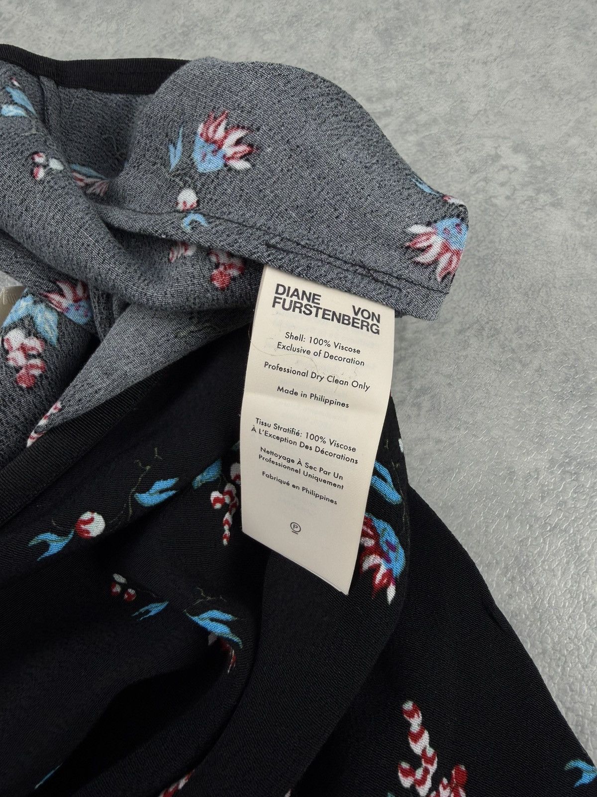 Diane von Furstenberg Diane Von Furstenberg Floral Skirt Black Size S Size 27" / US 4 / IT 40 - 10 Thumbnail