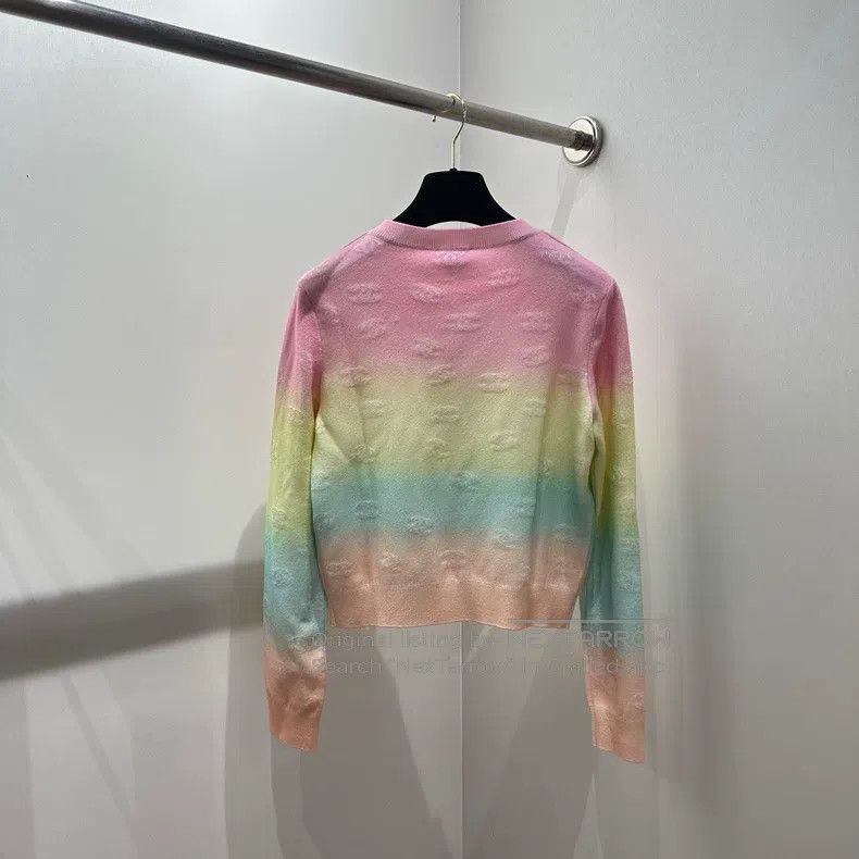 Chanel Chanel 24C gradient full print double C jacquad knitted lo Size XXS / US 00 / IT 34 - 2 Thumbnail