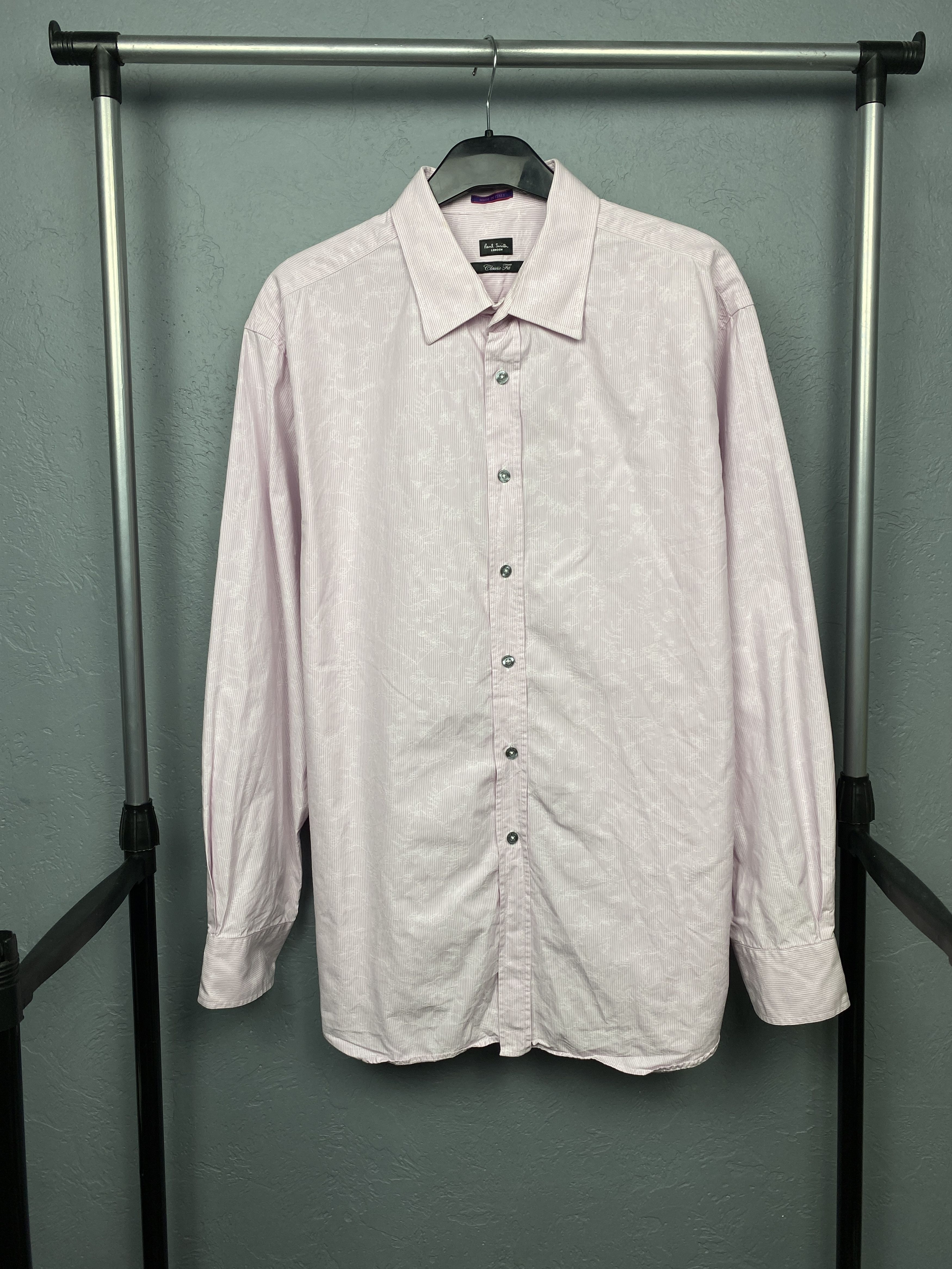 Paul Smith × Vintage Paul Smith London Mens Long Sleeve Shirt Size US XL / EU 56 / 4 - 1 Thumbnail