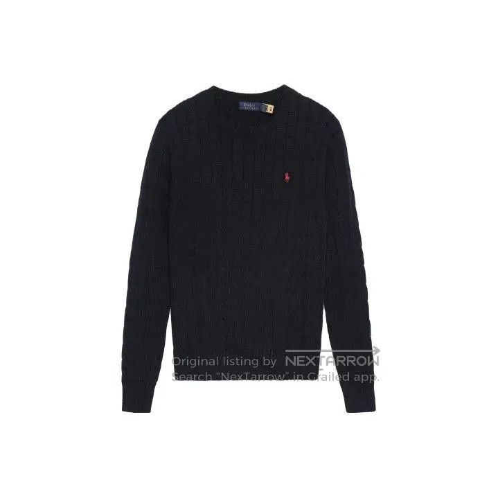 Polo Ralph Lauren Polo Ralph Lauren Men's Cable Knit Crewneck Pullover. Size US L / EU 52-54 / 3 - 1 Thumbnail
