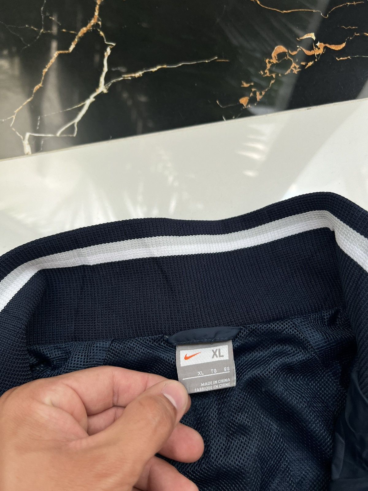 Nike × Vintage 90’s NIKE MULTI SWOOSH RARE RETRO TRACK JACKET Y2K GORPCORE Size US XL / EU 56 / 4 - 6 Thumbnail