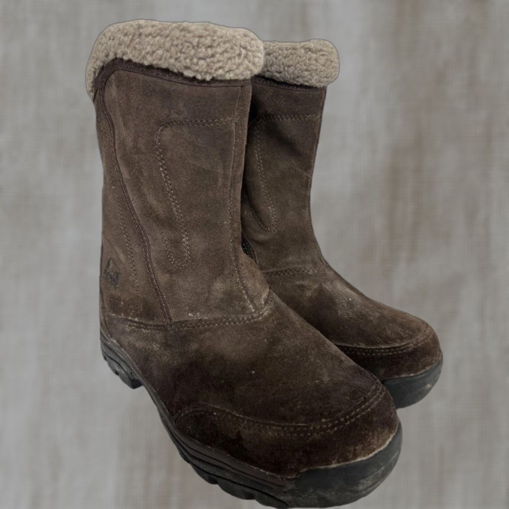 SOREL Sorel Women's WaterFall Boots Brown Suede WaterFall Boots Winter Boots WaterFall Boots Size 5.5 Brown Suede Zip Up Mid-Calf Women's Boots Size US 6 / IT 36 - 1 Thumbnail