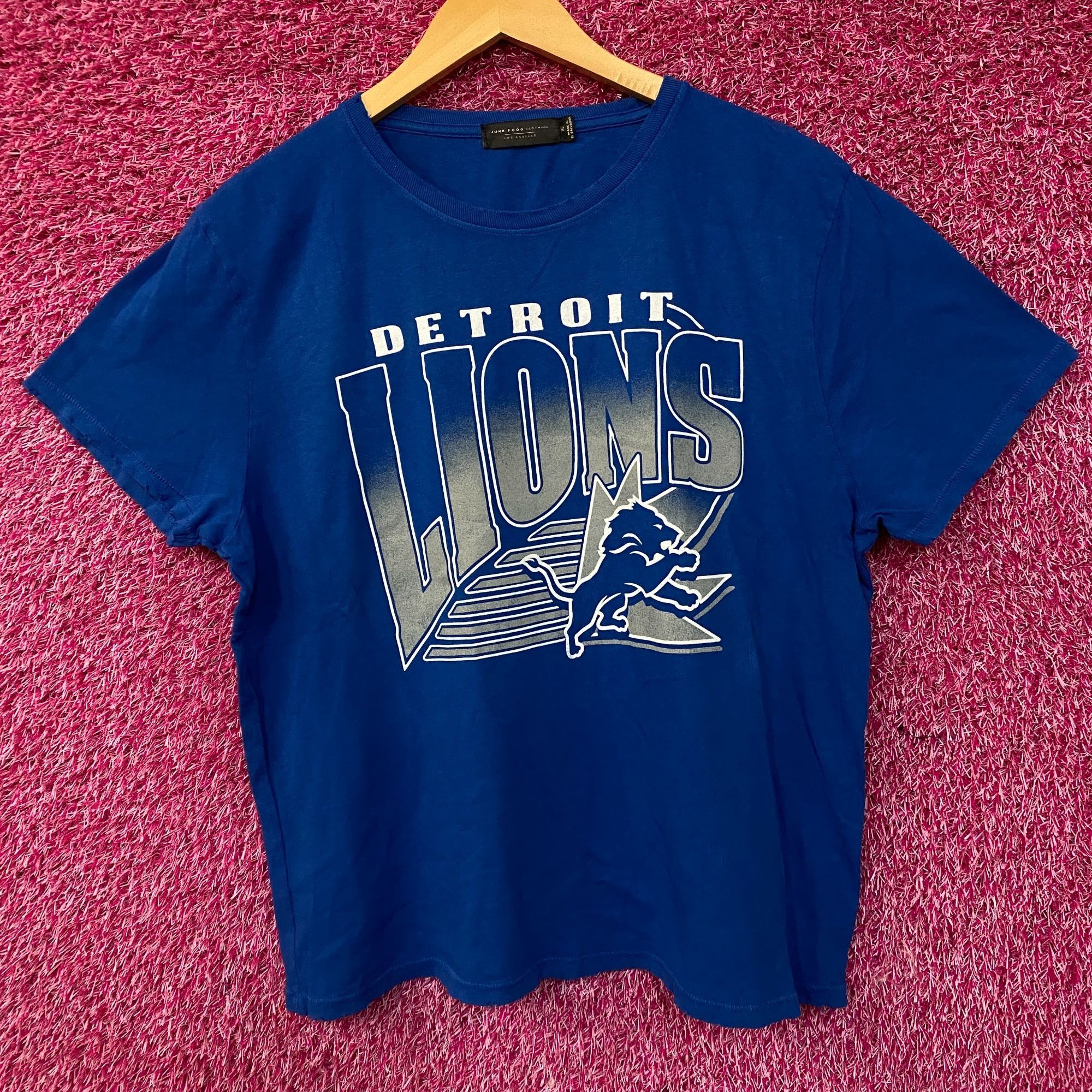 Junk Food Junk Food Clothing Detroit Lions Vintage Style Women's Tee X Size XL / US 12-14 / IT 48-50 - 1 Thumbnail