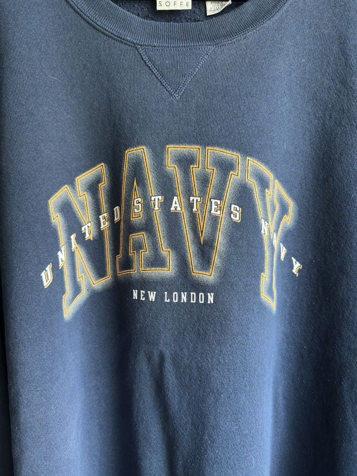 Vintage Vintage US Navy Crewneck Navy Blue Size US XXL / EU 58 / 5 - 3 Thumbnail