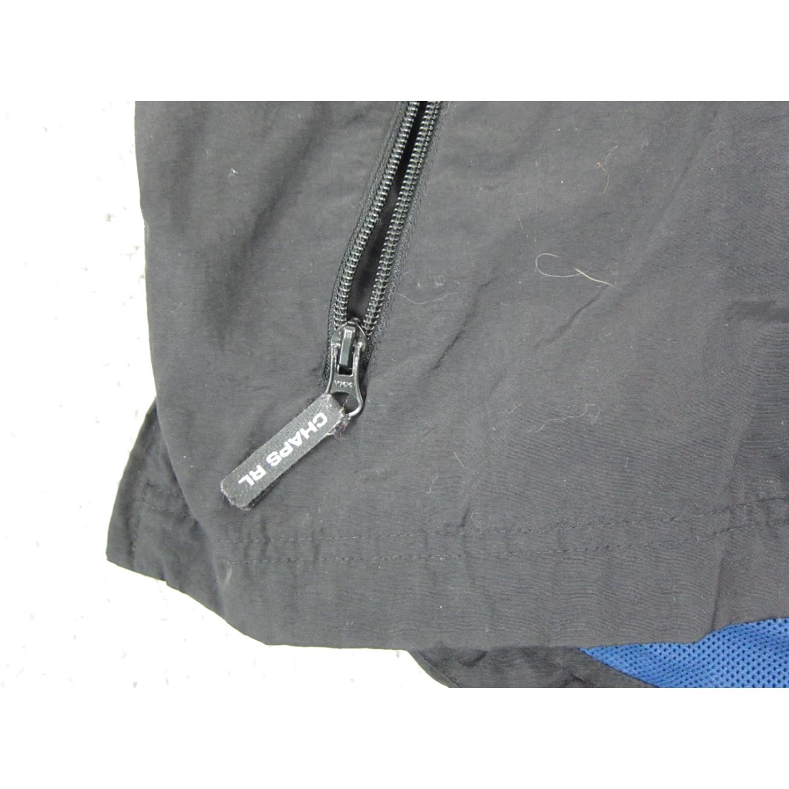 Ralph Lauren VINTAGE Ralph Lauren Jacket Adult Large Black Blue Chaps 1/4 Zip Mens Bomber 90s Size US L / EU 52-54 / 3 - 6 Thumbnail