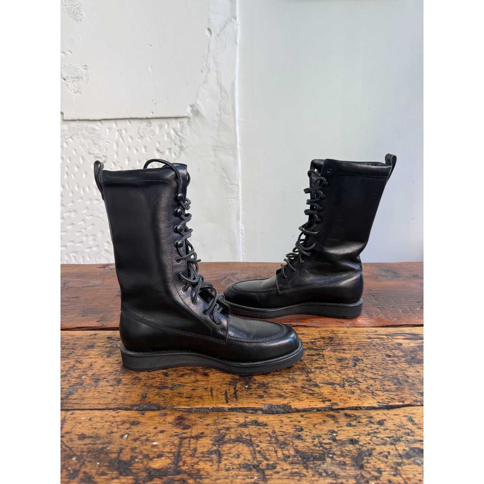 Tamara Mellon Karla Welch x Tamara Mellon Hellbent Leather Mid Calf Boots Size US 8.5 / IT 38.5 - 5 Thumbnail