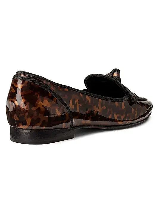 Alexandre Birman os11x0126 Tortoise-Leather Loafers in Multicolor Size US 8.5 / IT 38.5 - 3 Thumbnail