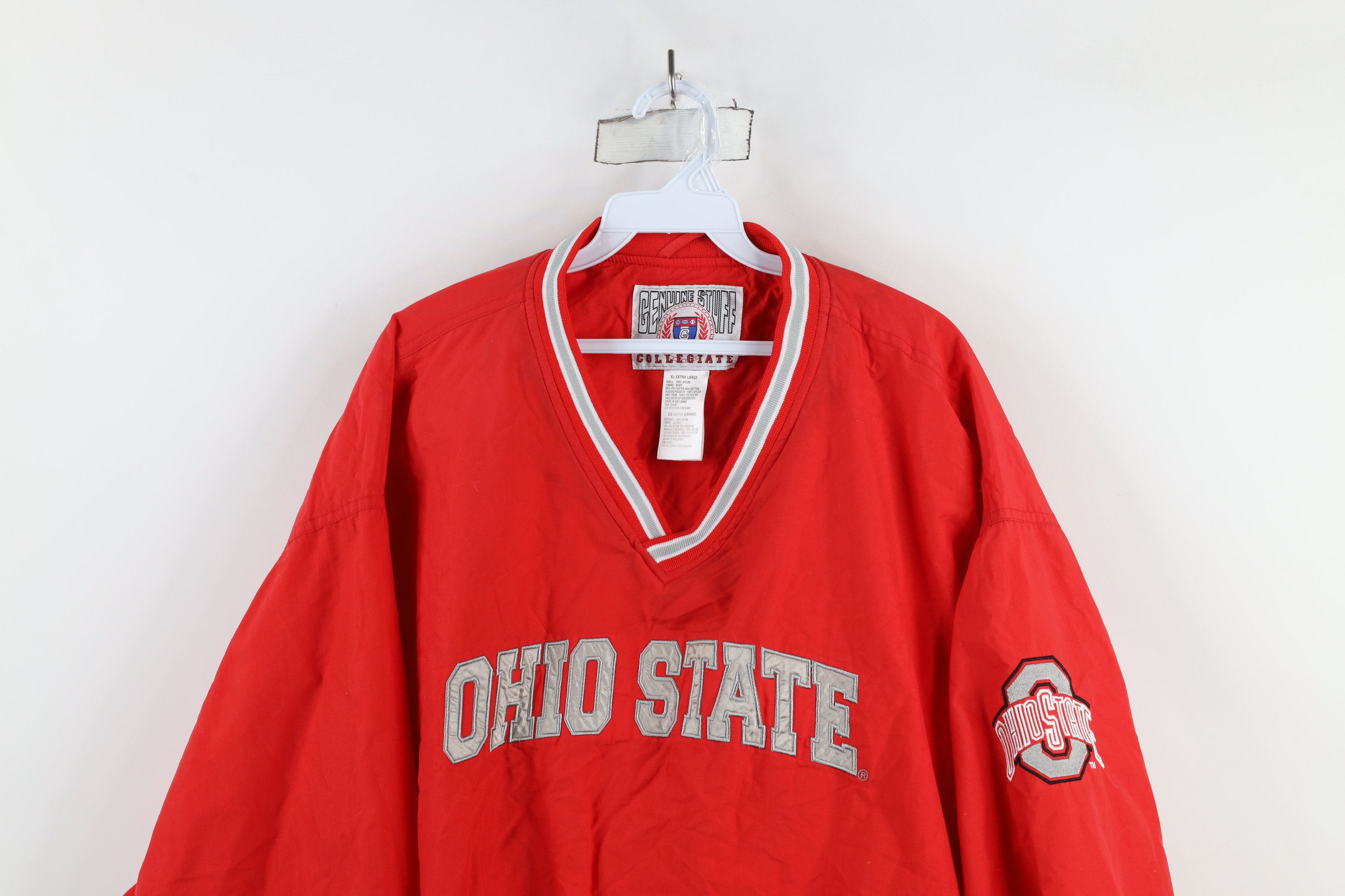 Vintage Vintage 90s Ohio State University Windbreaker Jacket Size US XL / EU 56 / 4 - 2 Thumbnail