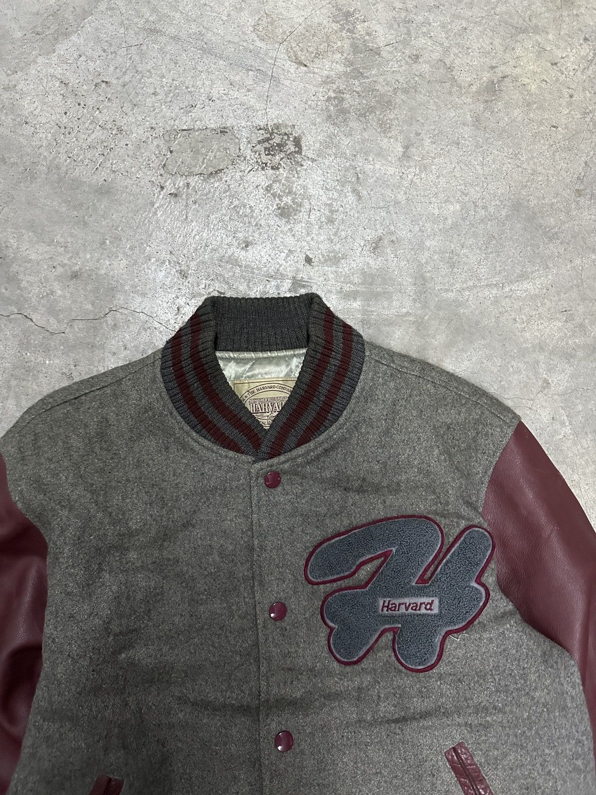 Vintage Vtg Harvard University Varsity Jacket Size US M / EU 48-50 / 2 - 2 Thumbnail