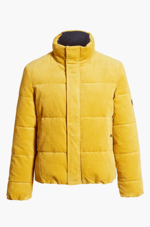Native Youth NATIVE YOUTH Yellow Pathfinder Corduroy Puffer Jacket Size US XL / EU 56 / 4 - 1 Preview