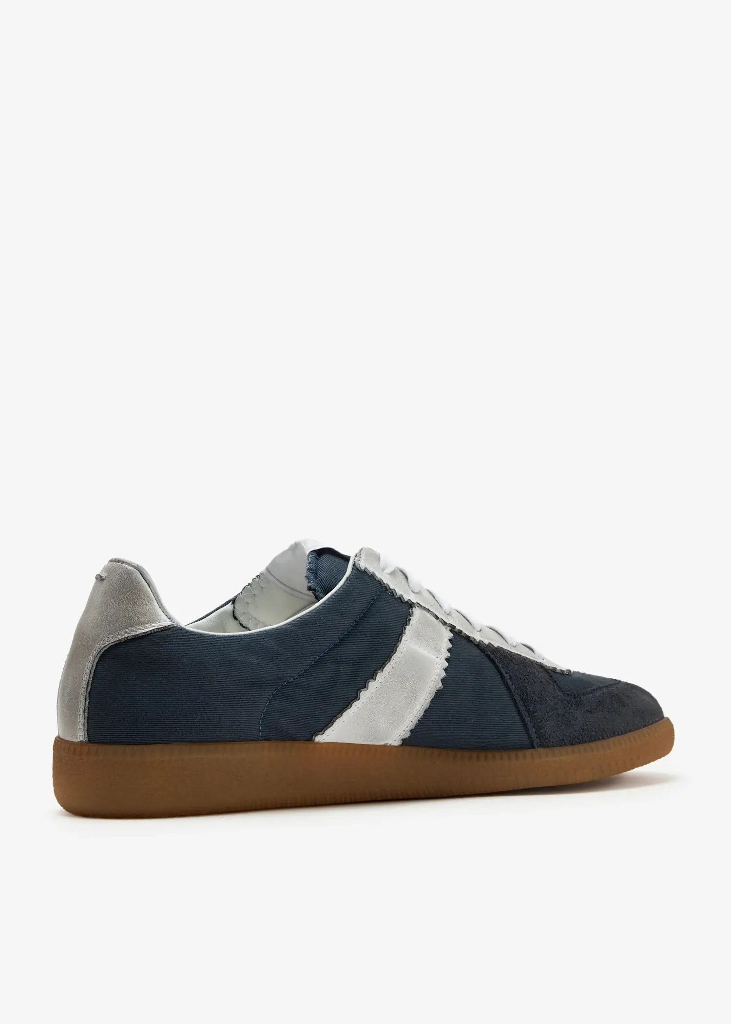 Maison Margiela oc11z1225 Replica Low-Top Sneakers in Navy/Silver Size US 8 / EU 41 - 4 Thumbnail