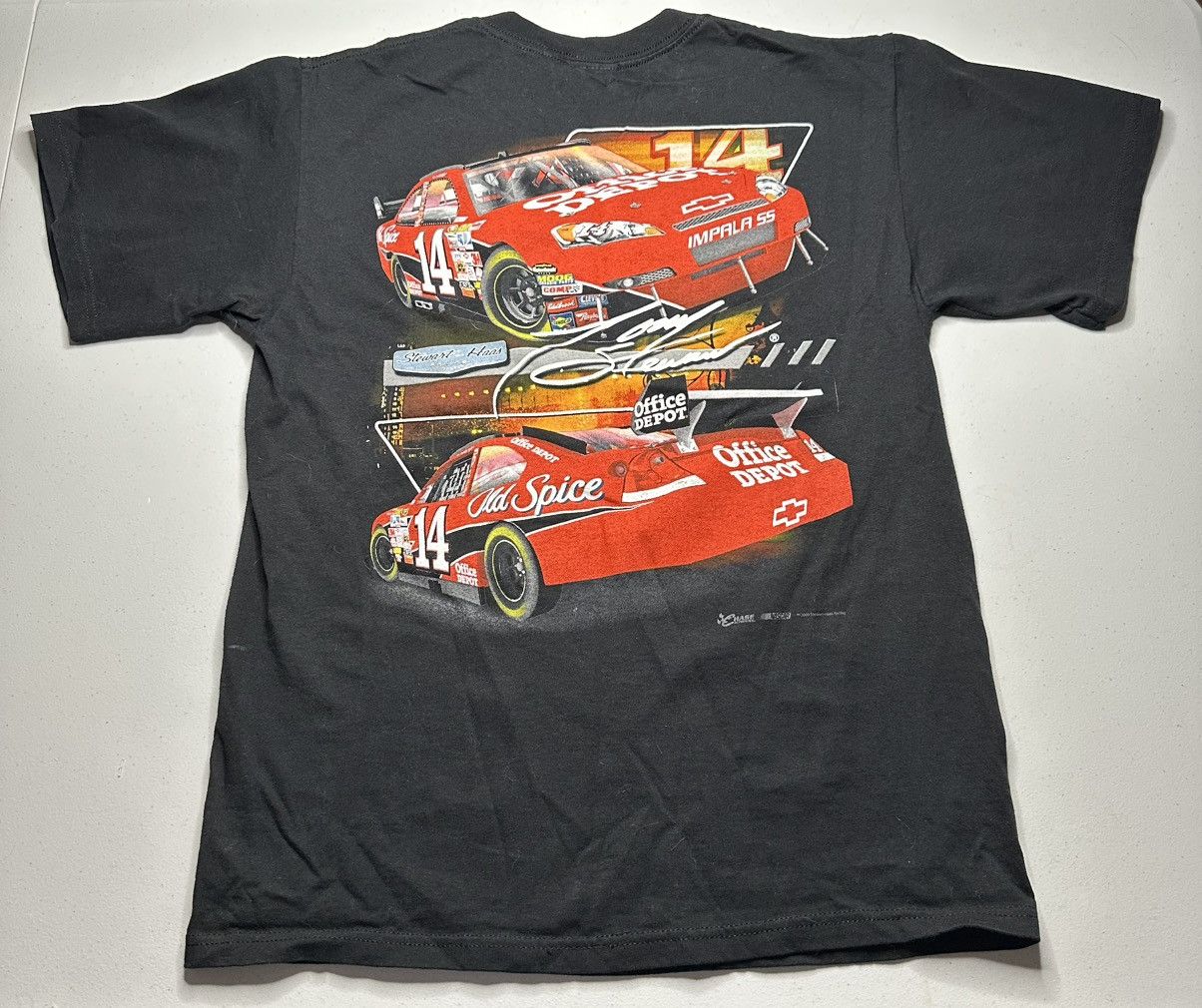 NASCAR Vtg Y2K Tony Stewart Nascar Racing T-shirt Size US M / EU 48-50 / 2 - 1 Thumbnail