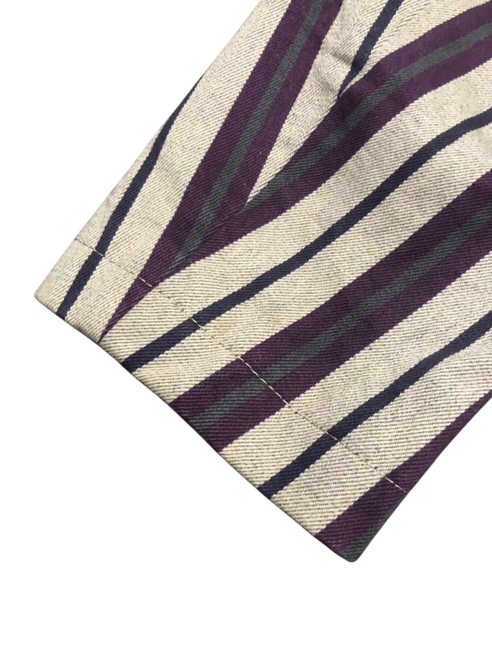 Japanese Brand Japanese Brand Yutaka Stripe Double Breasted Coat Size US S / EU 44-46 / 1 - 10 Thumbnail