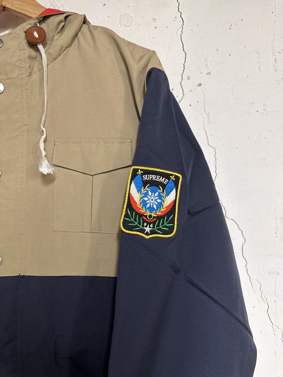 Supreme Fall/Winter 2008 Mountain Parka Khaki/Navy/Red
