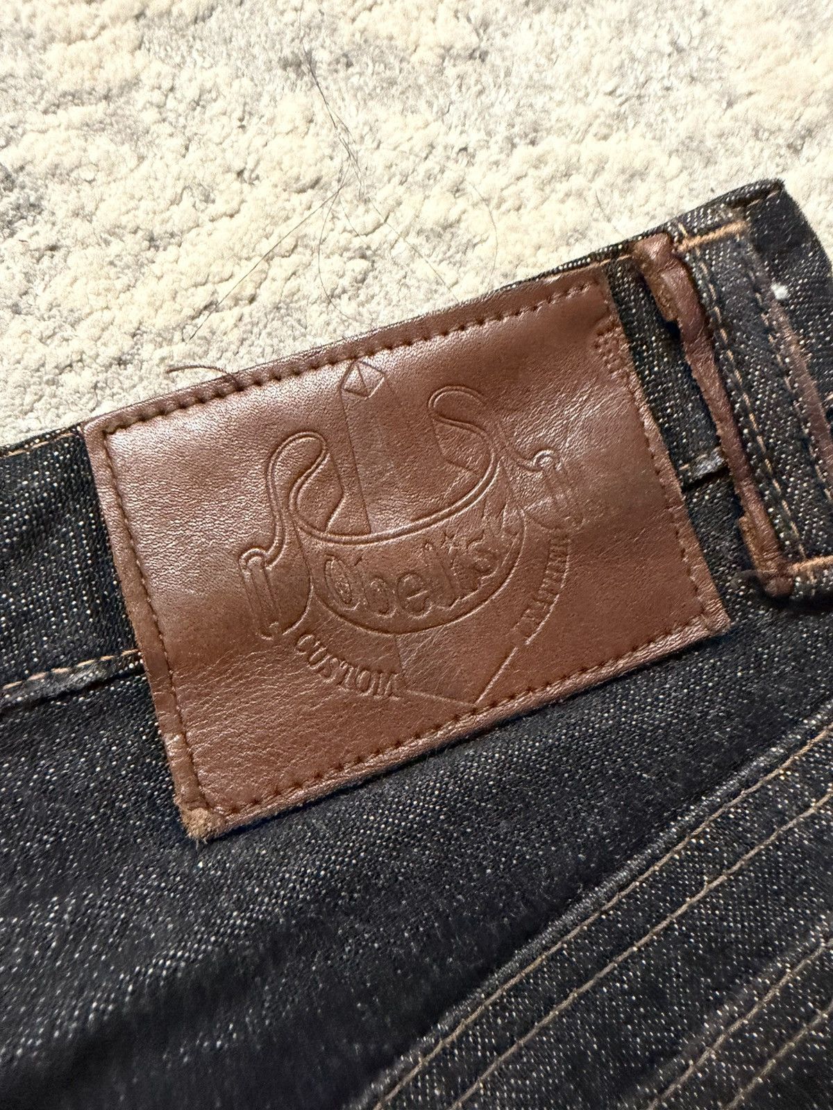 Obelisk Marquis - Black Bootcut Cowboy Jeans Size US 34 / EU 50 - 7 Thumbnail