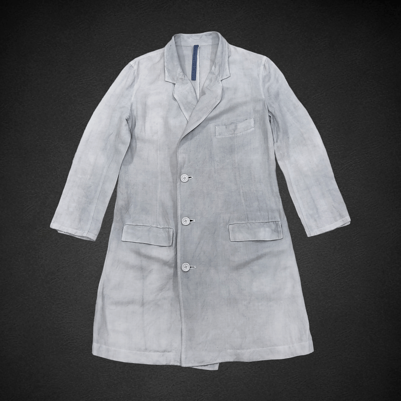 Mostly Heard Rarely Seen × Yohji Yamamoto NOCTURNE #22 C SHARP MINOR Light Trench Coat Jacket Size S / US 4 / IT 40 - 6 Thumbnail