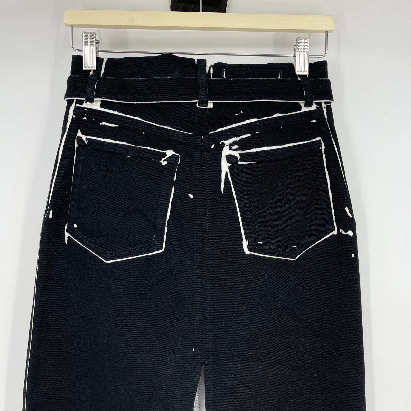Proenza Schouler Proenza Schouler | Calder Skirt in Black Denim 25 w/ Tags Size 25" / US 0 / IT 36 - 12 Thumbnail