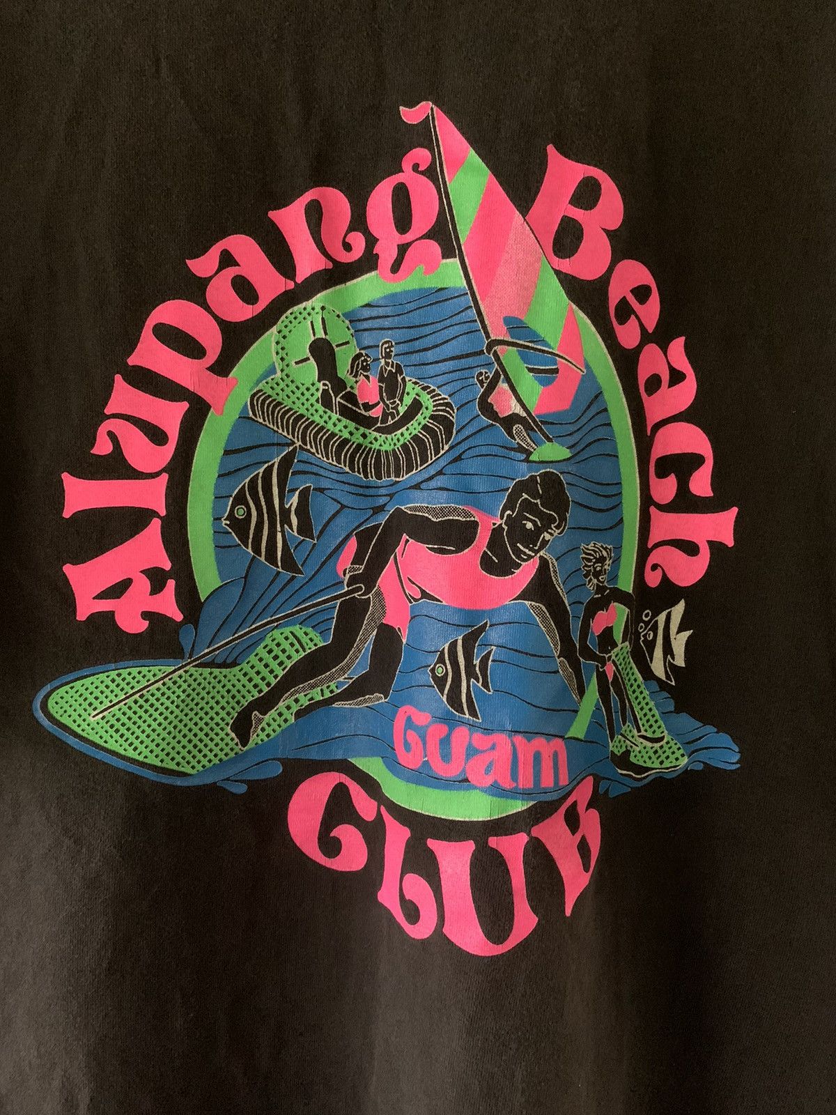 Vintage Vintage Alupang Beach Club Tee Size US XL / EU 56 / 4 - 4 Thumbnail