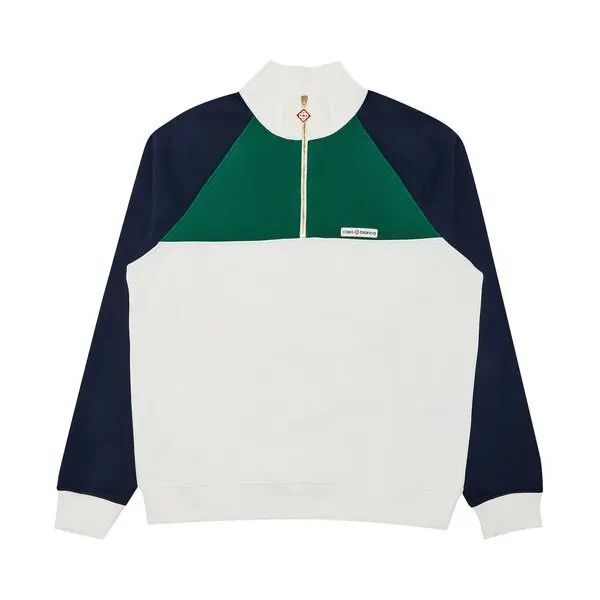 Casablanca o1mle0326 1/4 Zip Colourblock Sweatshirt in Multicolor Size US S / EU 44-46 / 1 - 1 Preview