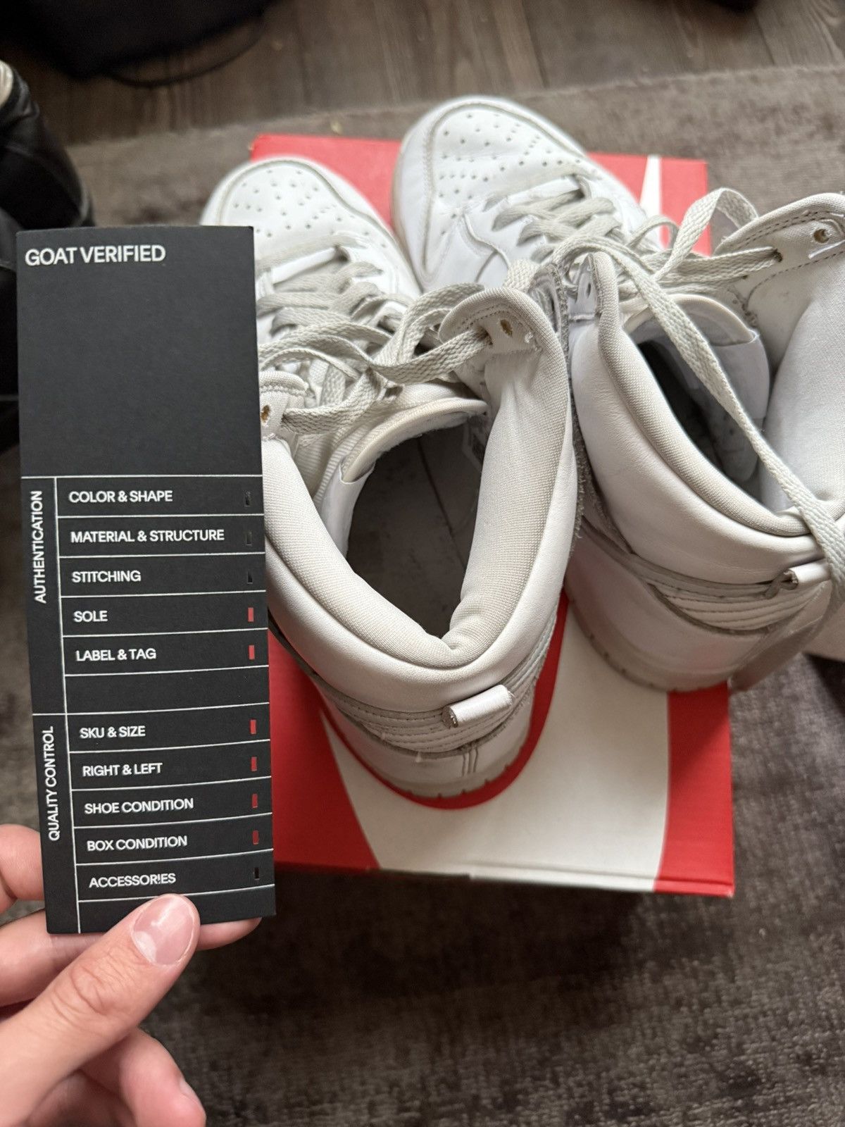Nike Nike Dunk High SP Pure Platinum Size US 10 / EU 43 - 4 Thumbnail