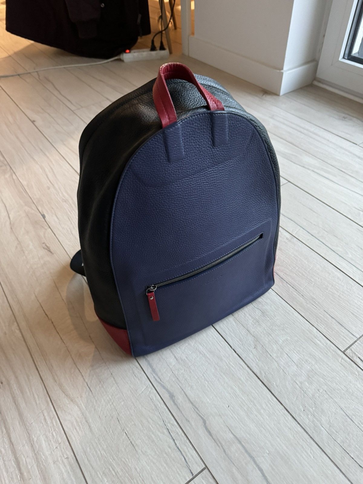 Maison Margiela FW16 Maison Margiela Colorblock Leather Backpack Size ONE SIZE - 1 Thumbnail