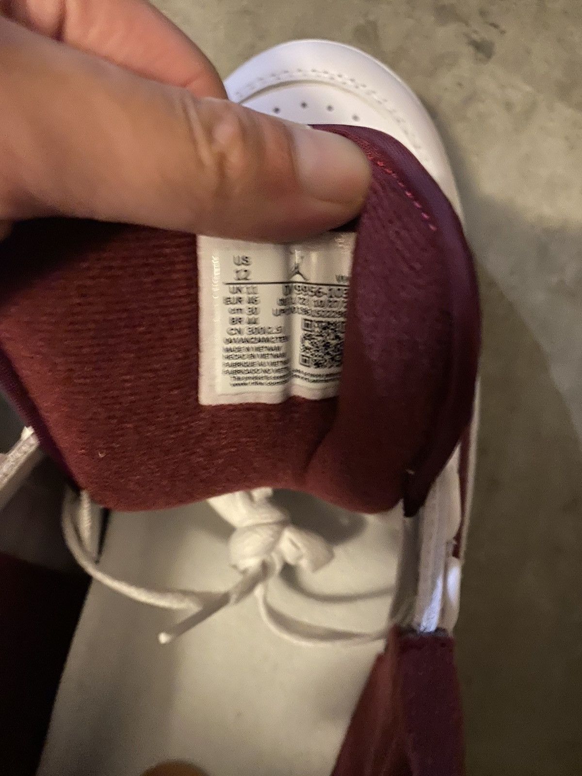 Jordan Brand Jordan 12 Low Cherrywood Size US 12 / EU 45 - 4 Thumbnail