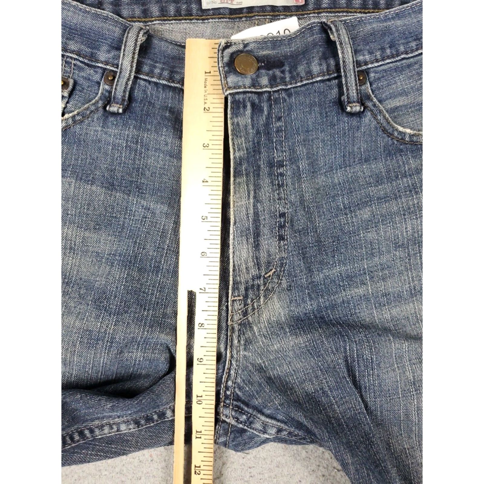 Levi's Levis Mens 514 Blue Straight Leg Jeans Size 34x32 Extra Large Denim Pants Size US 34 / EU 50 - 3 Thumbnail