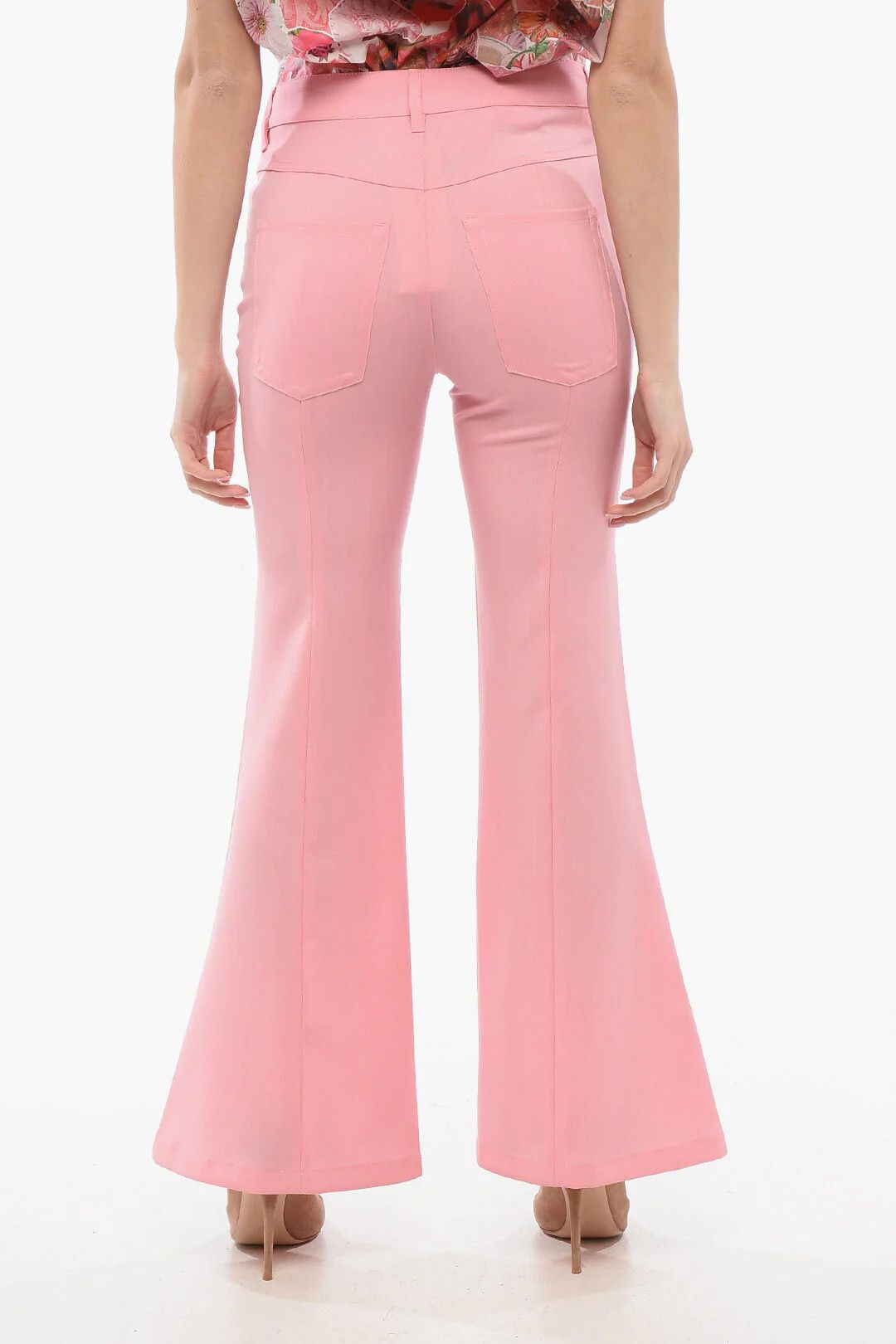 Marni og1mm0326 Mohair-Blend Pant in Pink Size 27" / US 4 / IT 40 - 2 Thumbnail