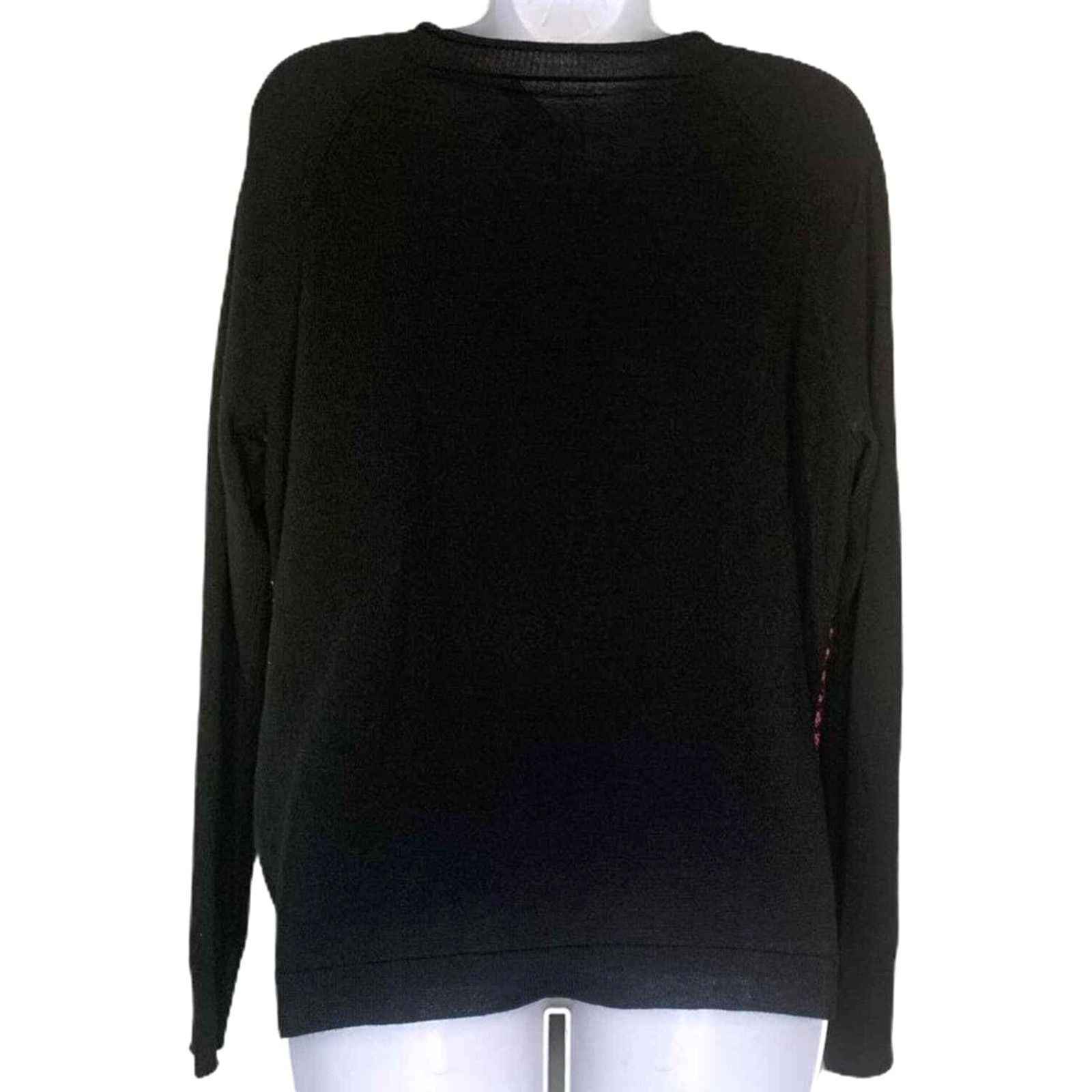 J.Crew J.Crew Modern Black Pink Wool Blend Sweater M Relaxed Pocket Size M / US 6-8 / IT 42-44 - 4 Thumbnail