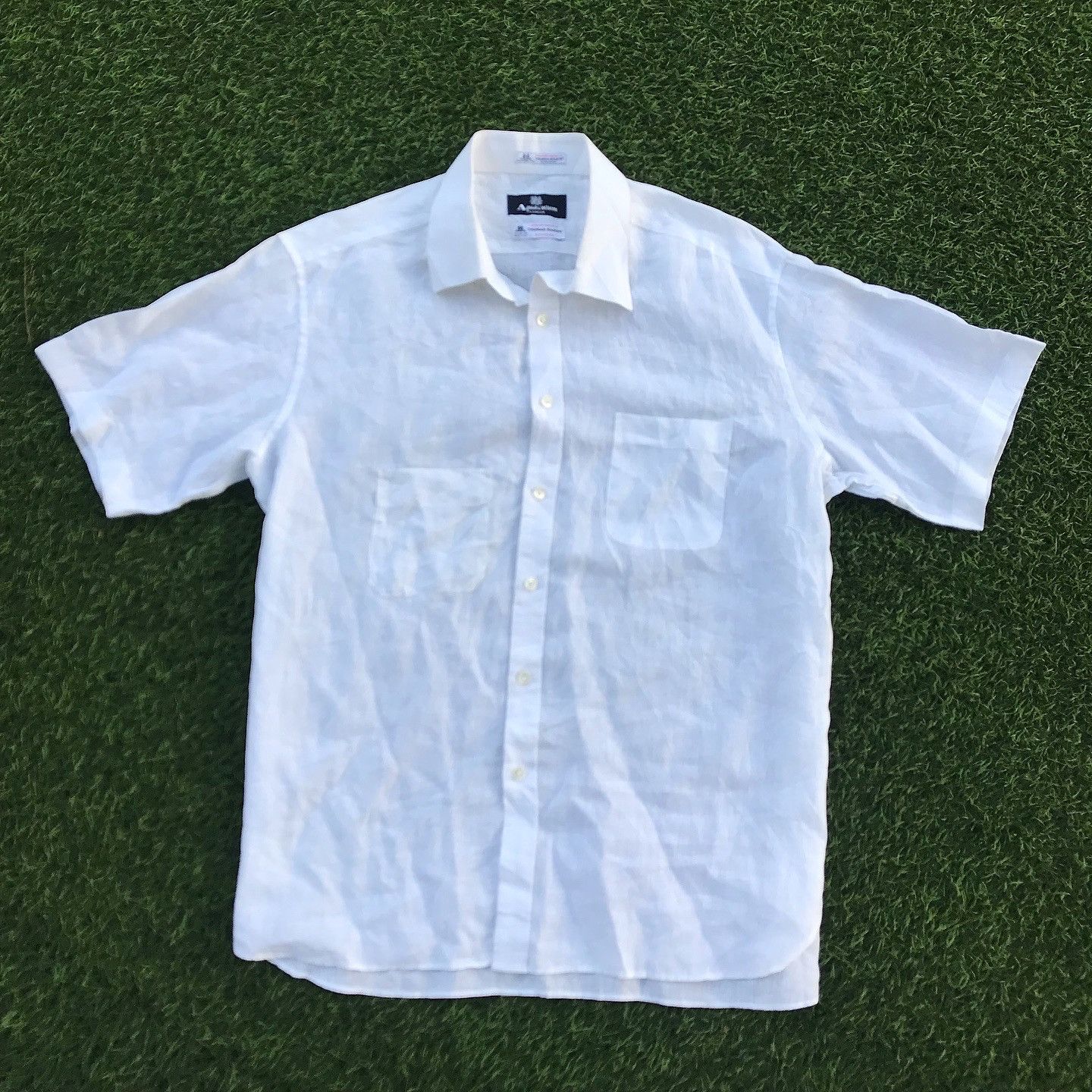 Aquascutum Aquascutum of london x Thomas Mason bespoke White Shirts Size US L / EU 52-54 / 3 - 1 Thumbnail