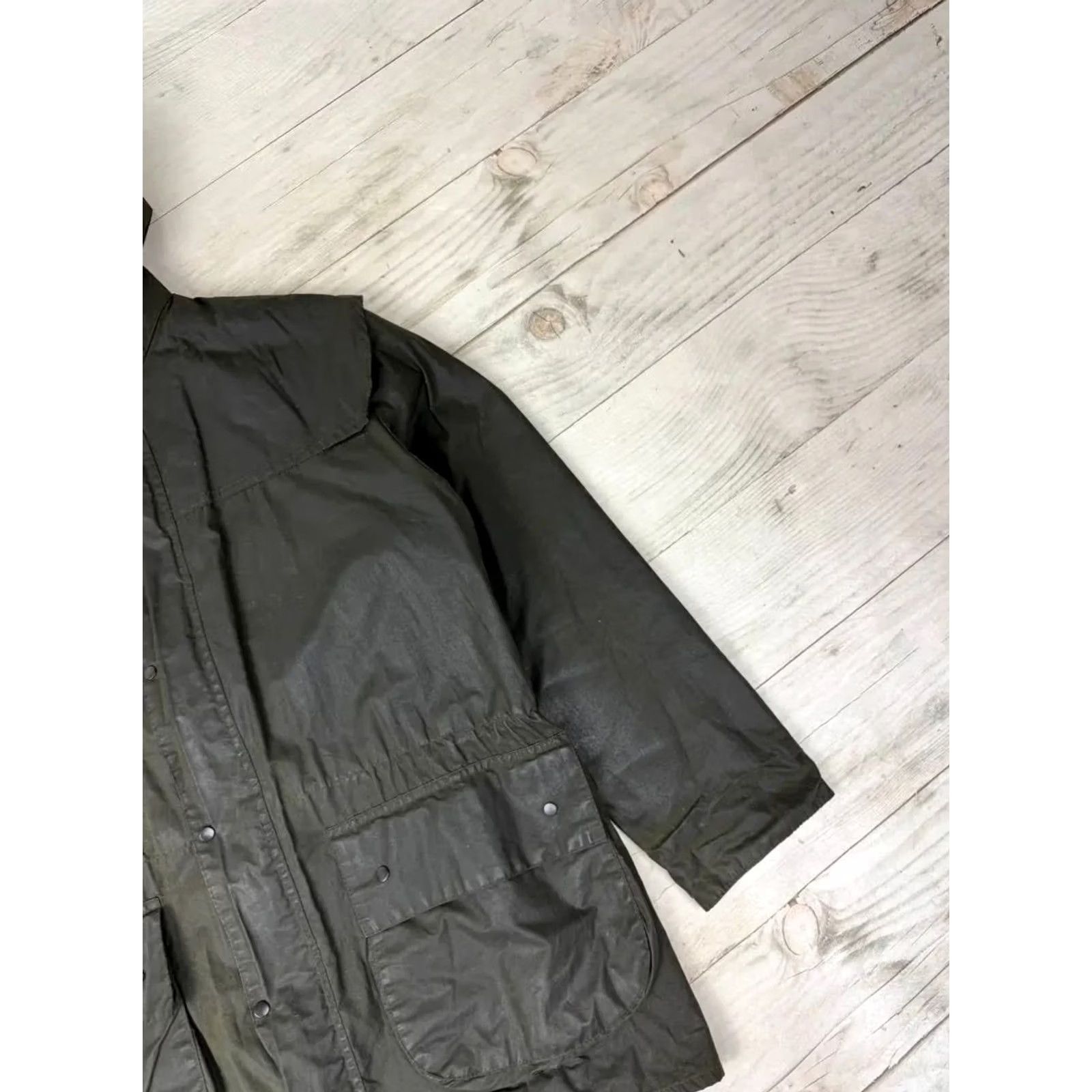 Barbour VINTAGE Barbour Jacket Waxed Durham Cotton Green Barbour Jacket Men S Size S Size US S / EU 44-46 / 1 - 4 Thumbnail
