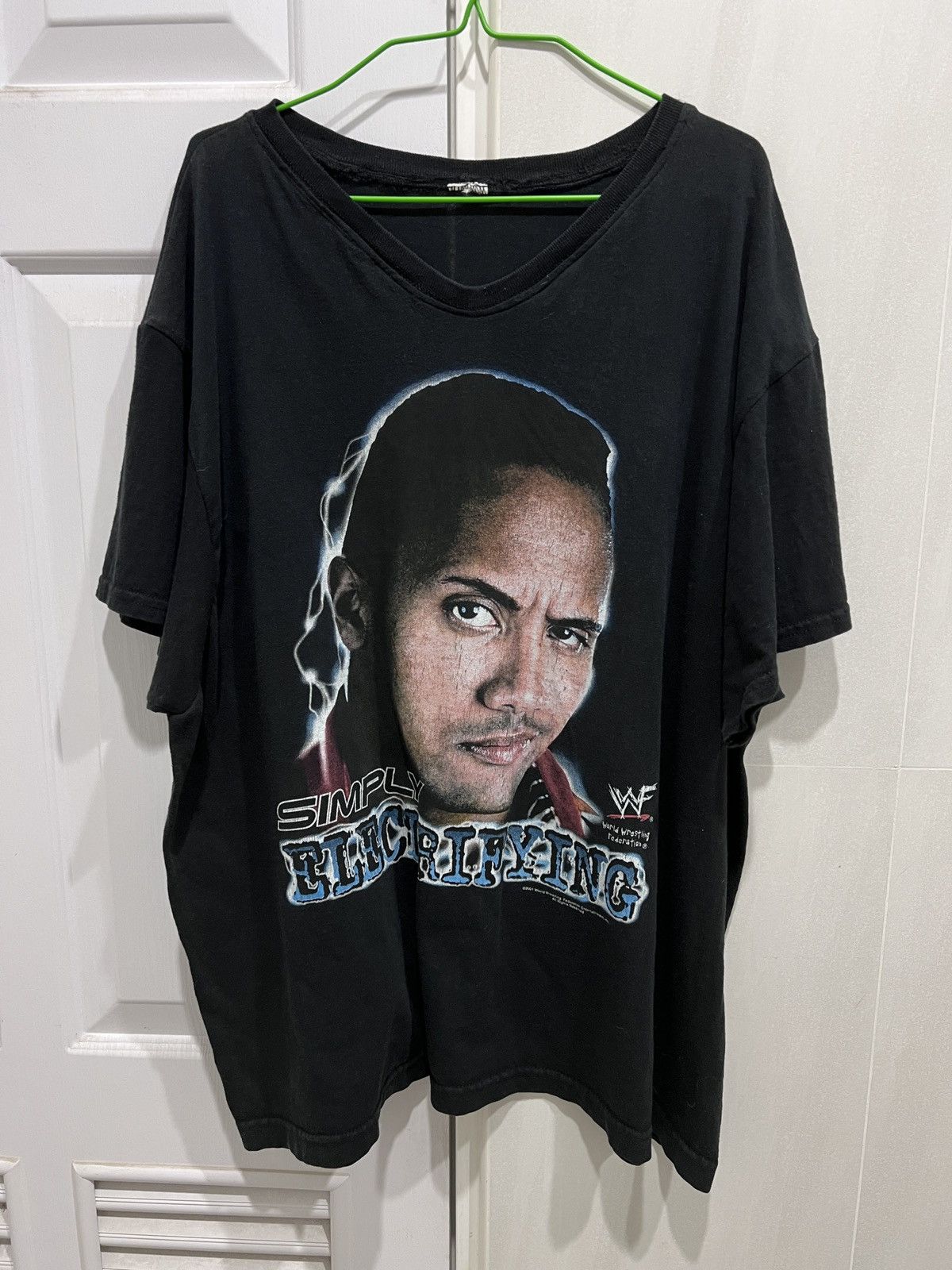 WWF Vintage The Rock Big Face WWF Wrestling Tee 2XL Size US XXL / EU 58 / 5 - 1 Thumbnail