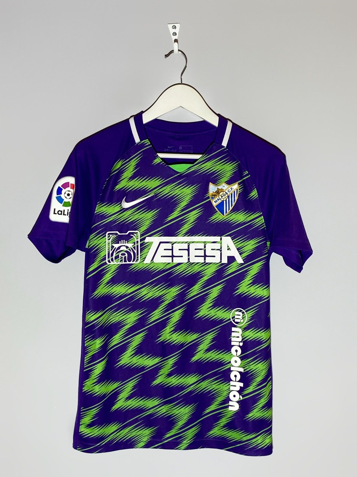 Nike Nike Malaga 2020 2021 Away Football Shirt Size US S / EU 44-46 / 1 - 1 Thumbnail