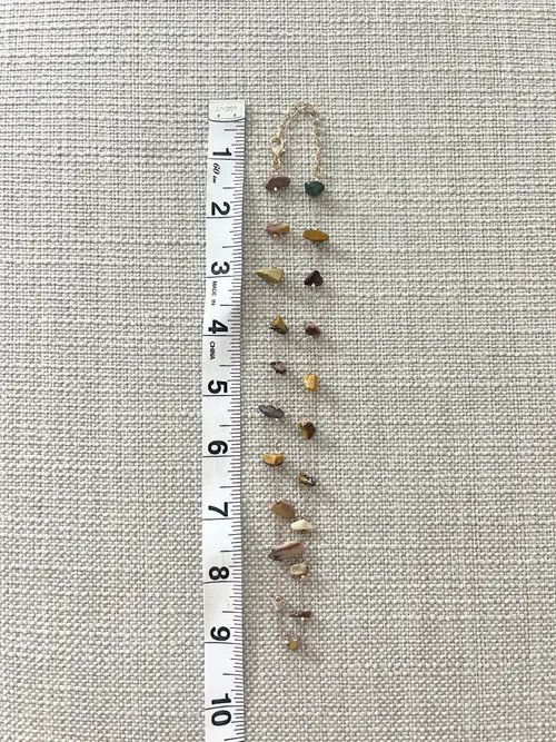Vintage STEAL! 2000s Japan Embroidered Stones Necklace Size ONE SIZE - 4 Thumbnail