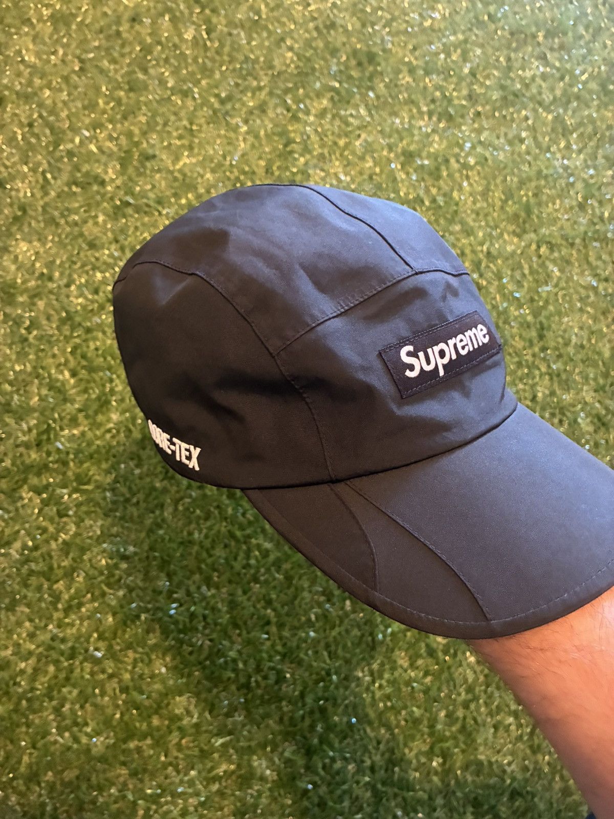 Supreme Supreme GORE-TEX Long Bill Camp Cap (SS21) Black | Grailed