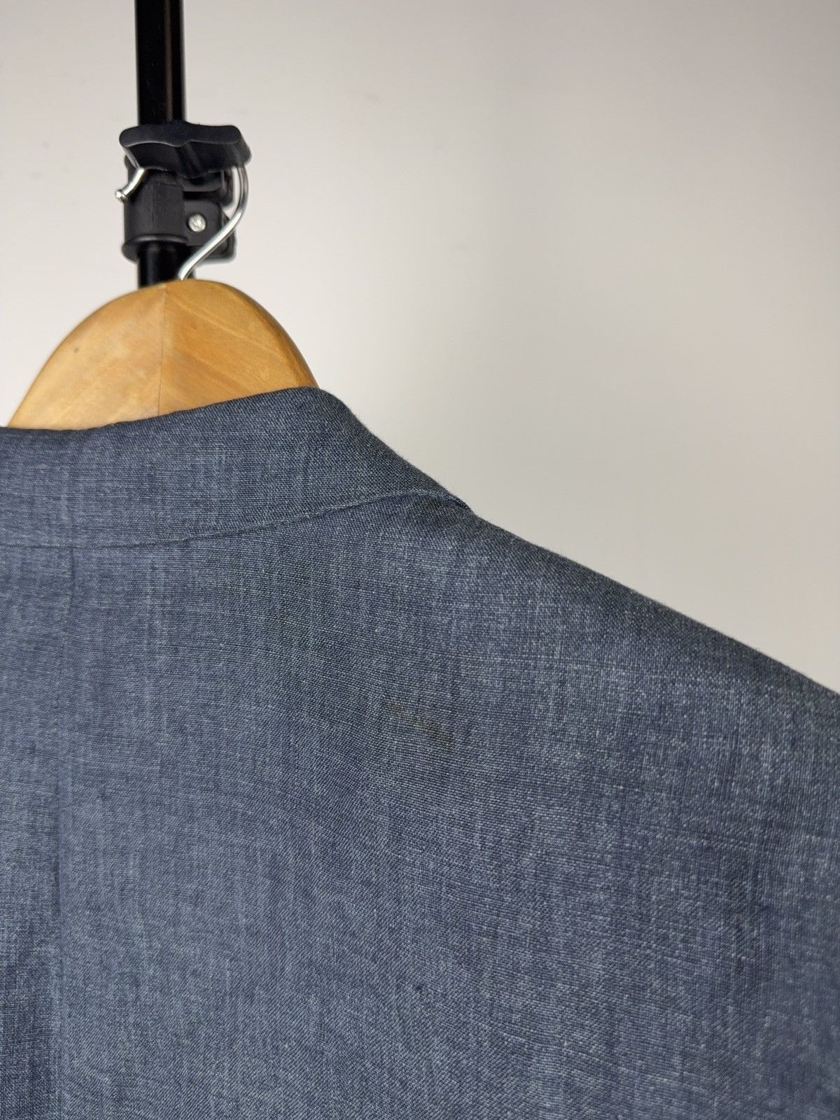 Hugo Boss Luxury Boss Hugo Boss Linen Blazer Maputo Blue 3 Button EU50 Size 40R - 17 Thumbnail